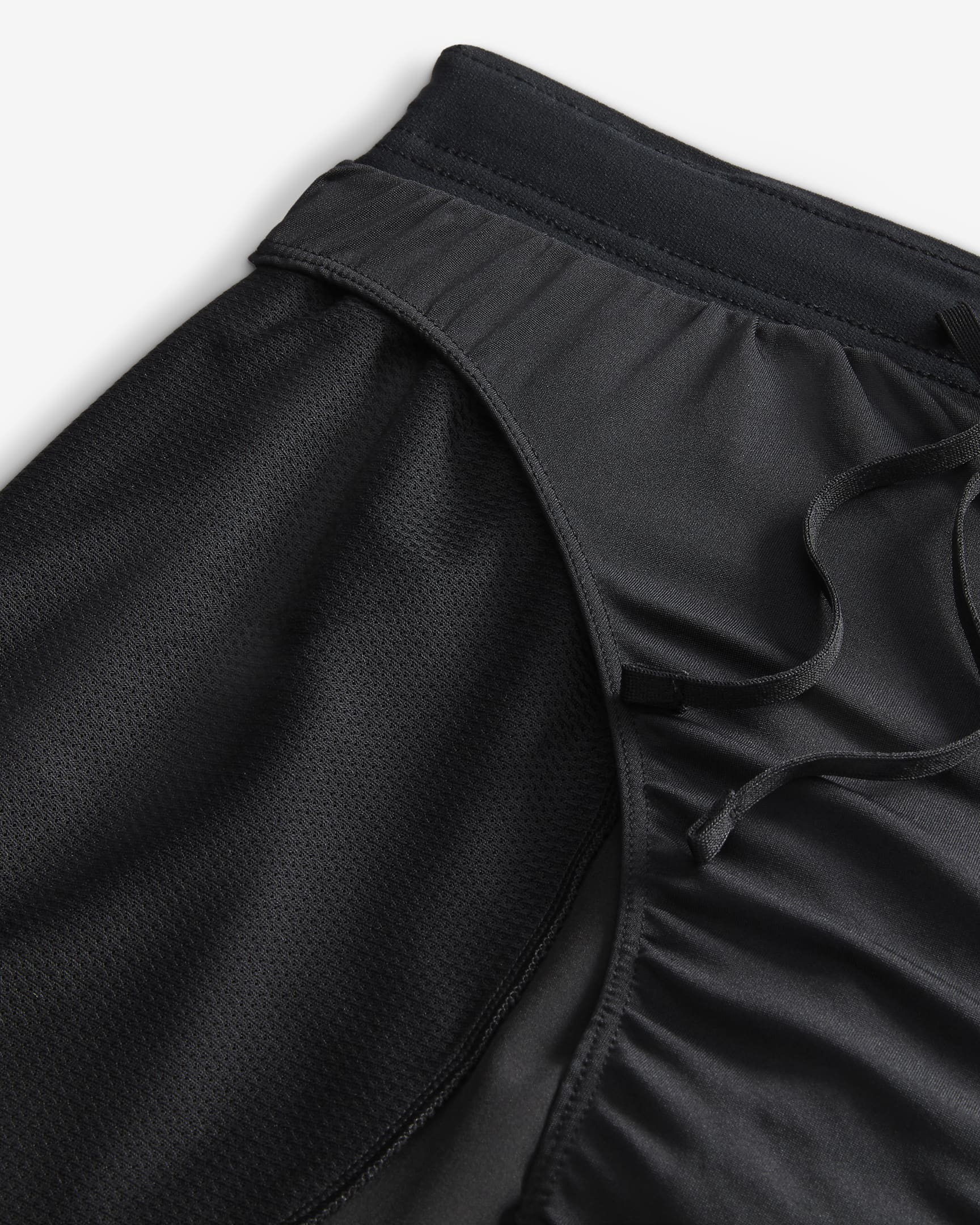 Calções de running forrados com slip de 18 cm Nike Challenger para homem - Preto