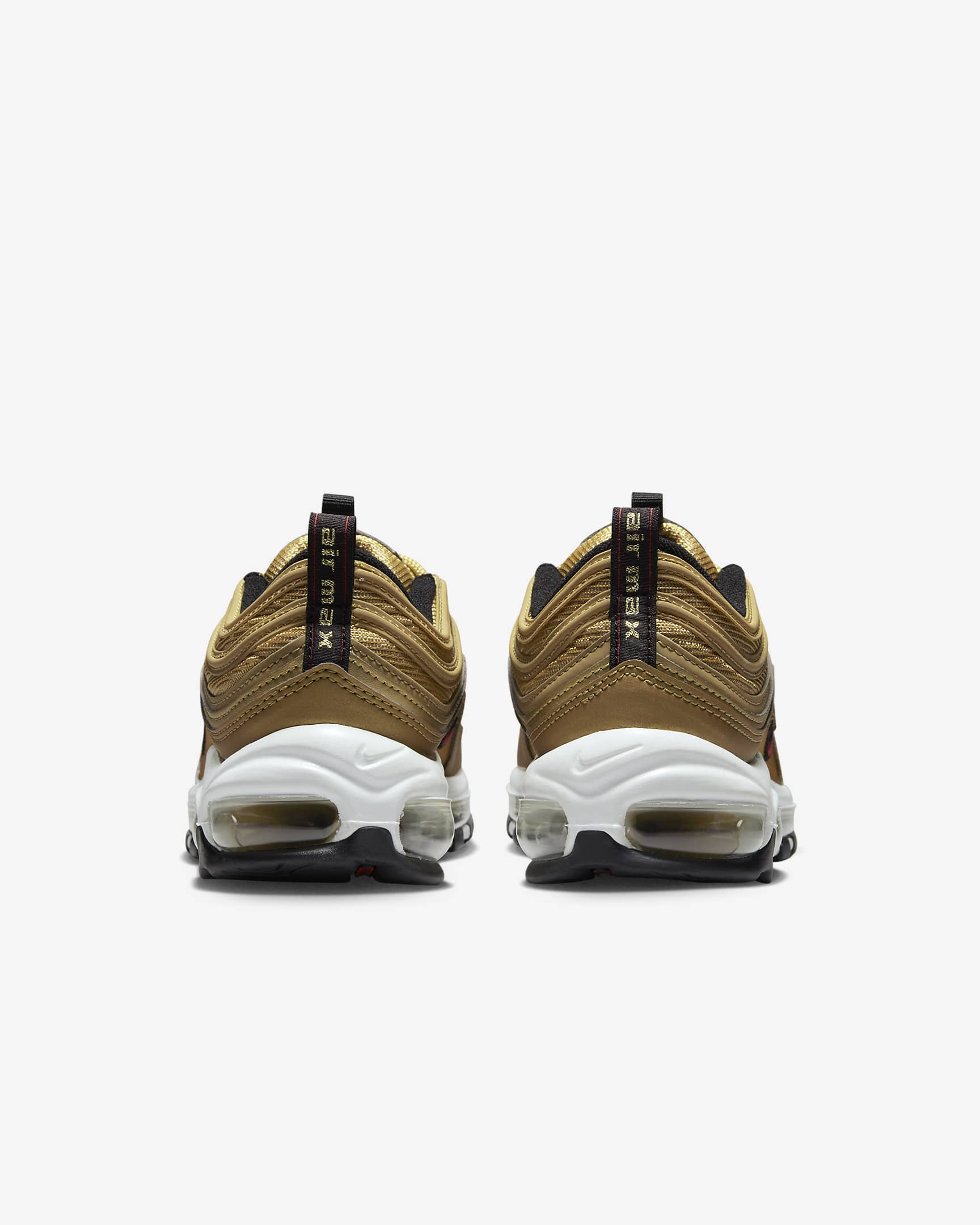 Nike Air Max 97 Women's Shoes - Metallic Gold/Black/White/Varsity Red