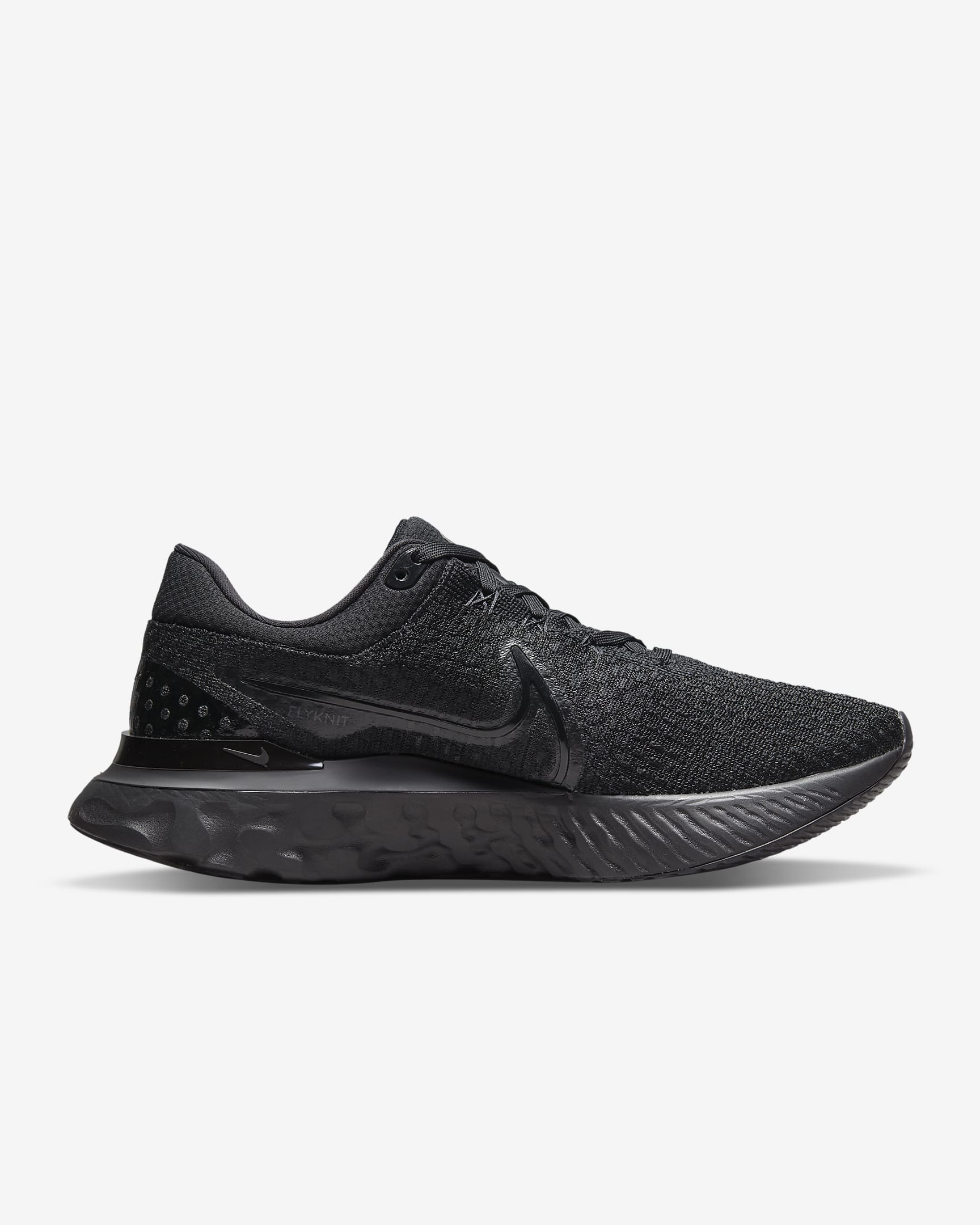 รองเท้าวิ่งโร้ดรันนิ่งผู้ชาย Nike React Infinity 3 - ดำ/ดำ/ดำ