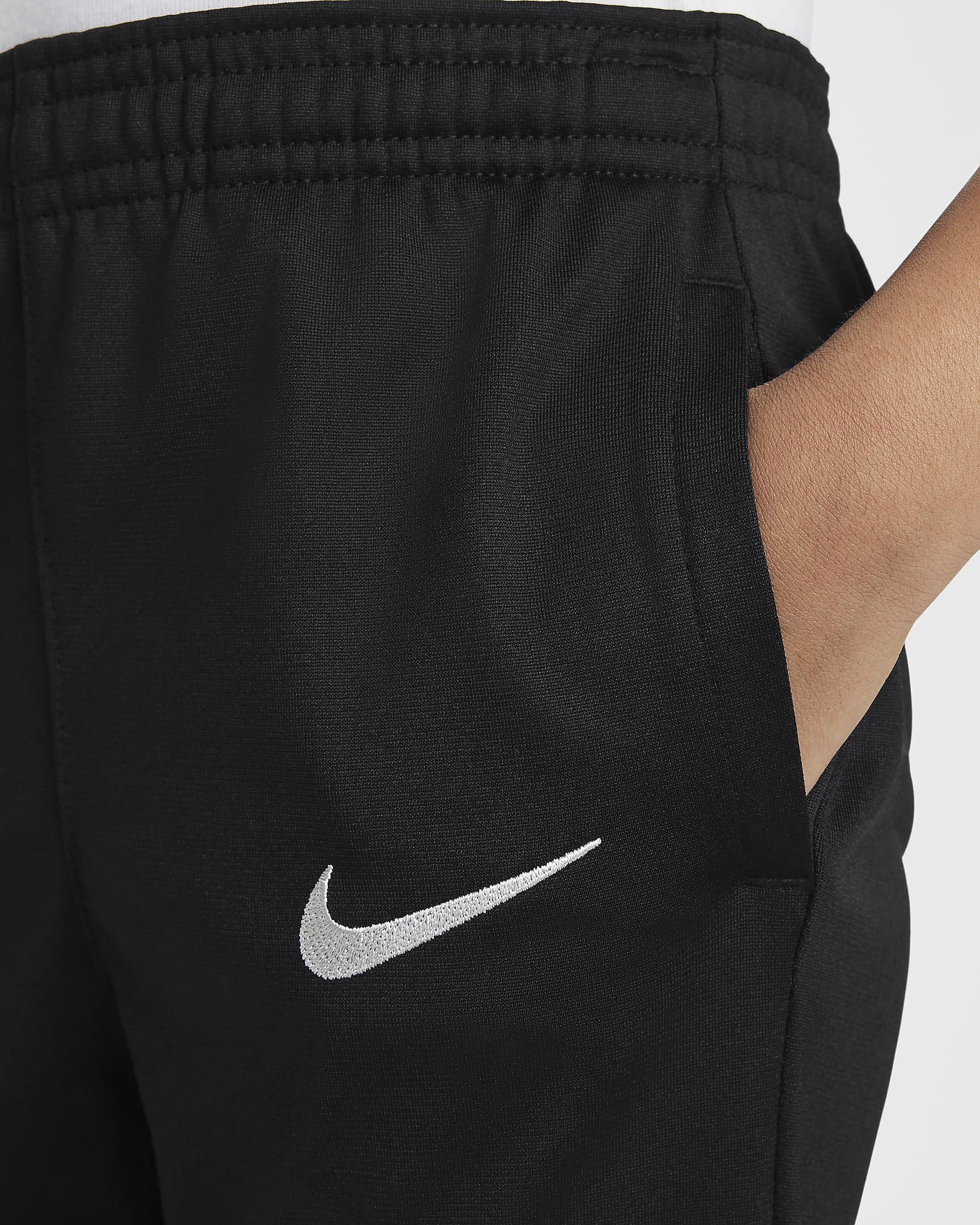 Ποδοσφαιρική πλεκτή φόρμα Nike Dri-FIT Μπαρτσελόνα Strike για μικρά παιδιά - Μαύρο/Noble Red/Deep Royal Blue/Light Orewood Brown