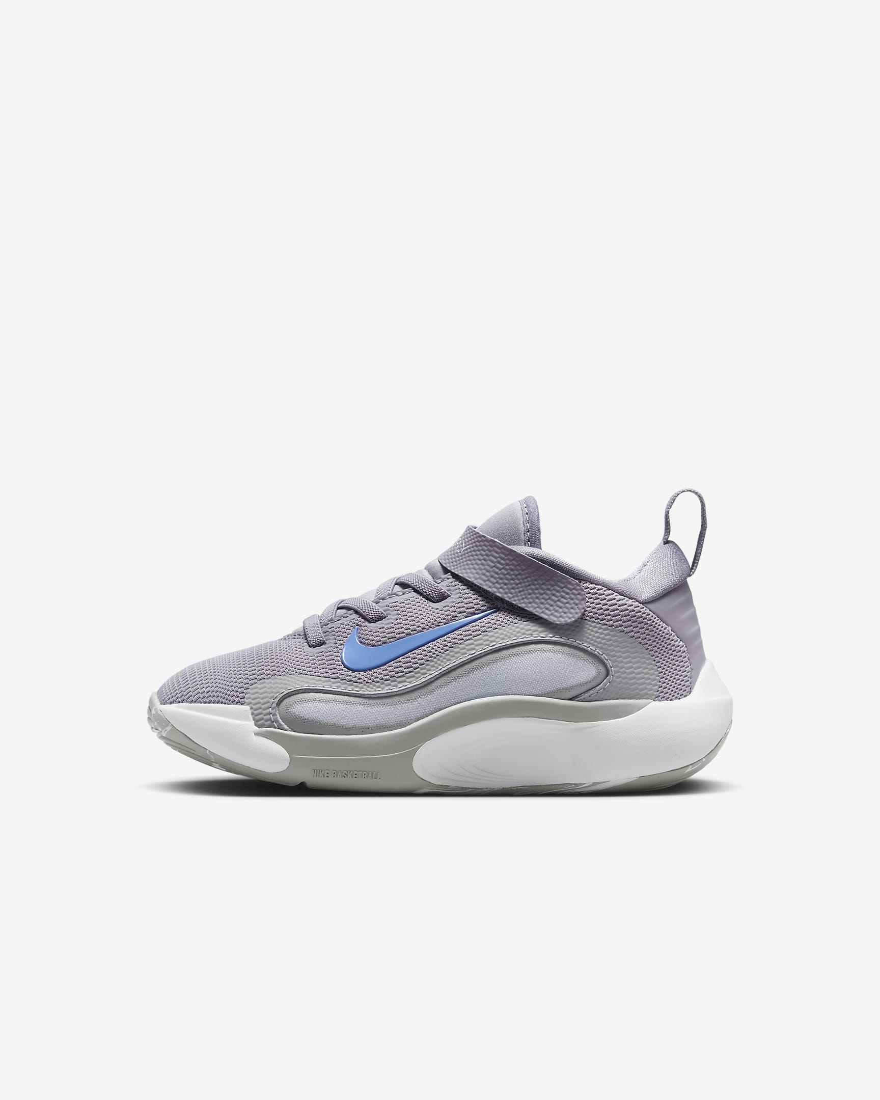 Nike IsoFly Little Kids' Shoes - Cement Grey/Light Smoke Grey/Pure Platinum/Royal Pulse