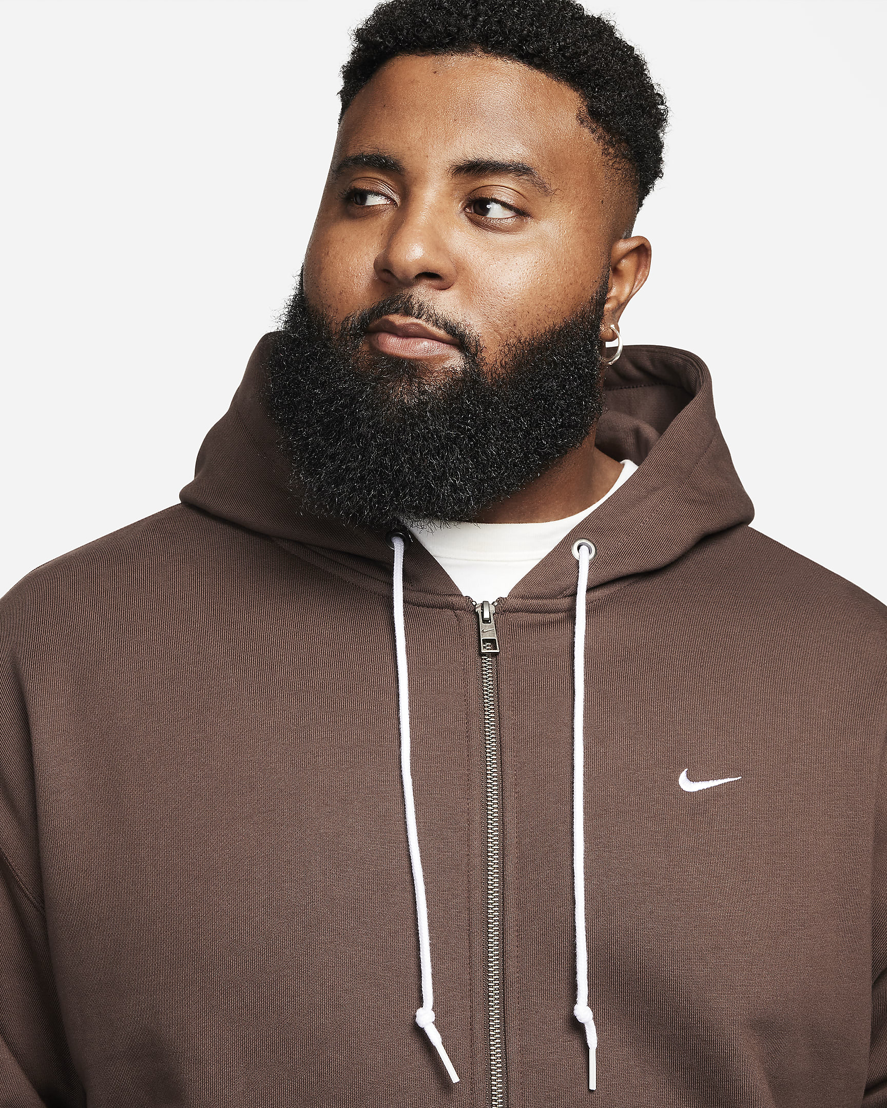 Nike Solo Swoosh Men's Full-Zip Hoodie. Nike UK