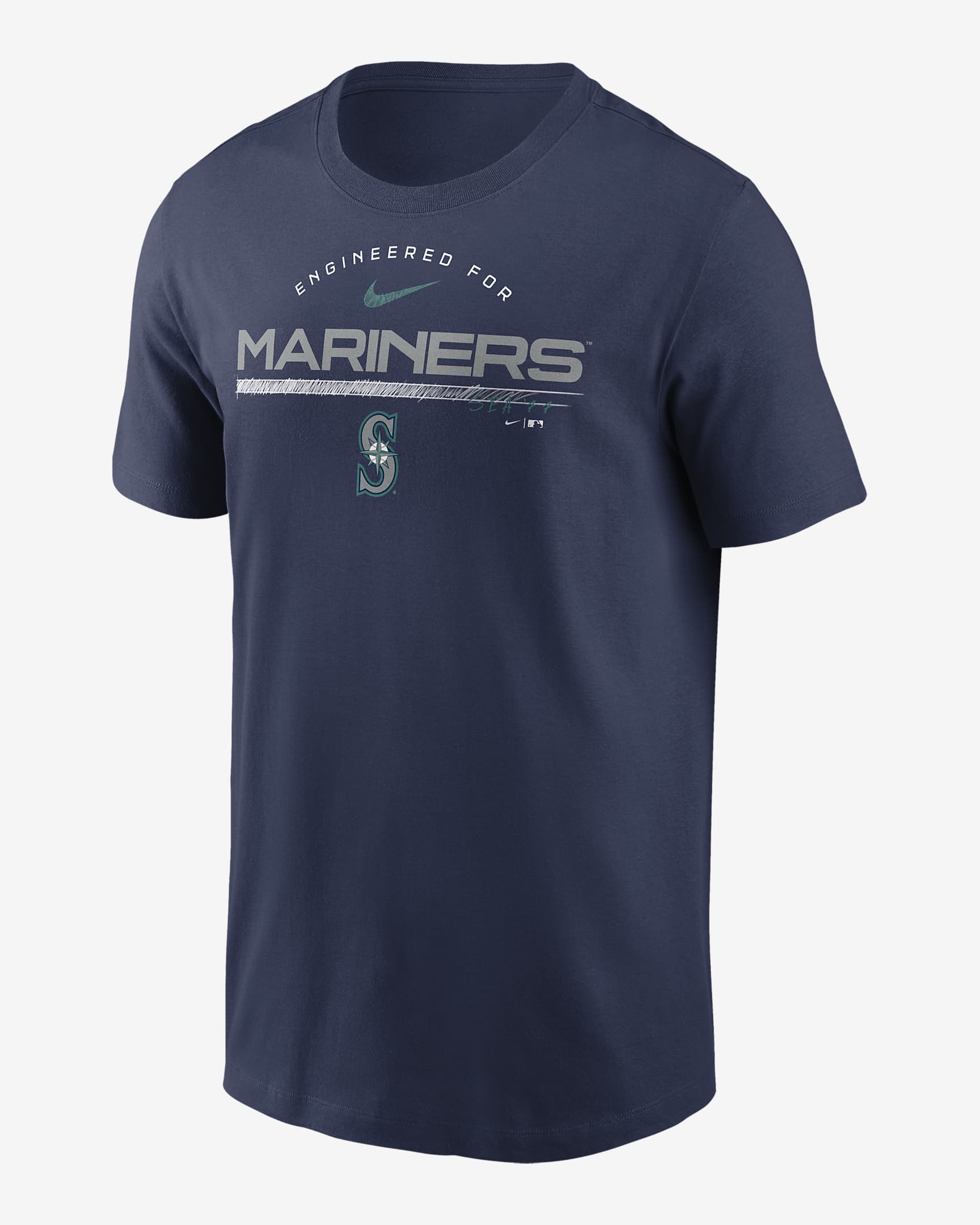 Nike Team Engineered (MLB Seattle Mariners) Men's T-Shirt. Nike.com
