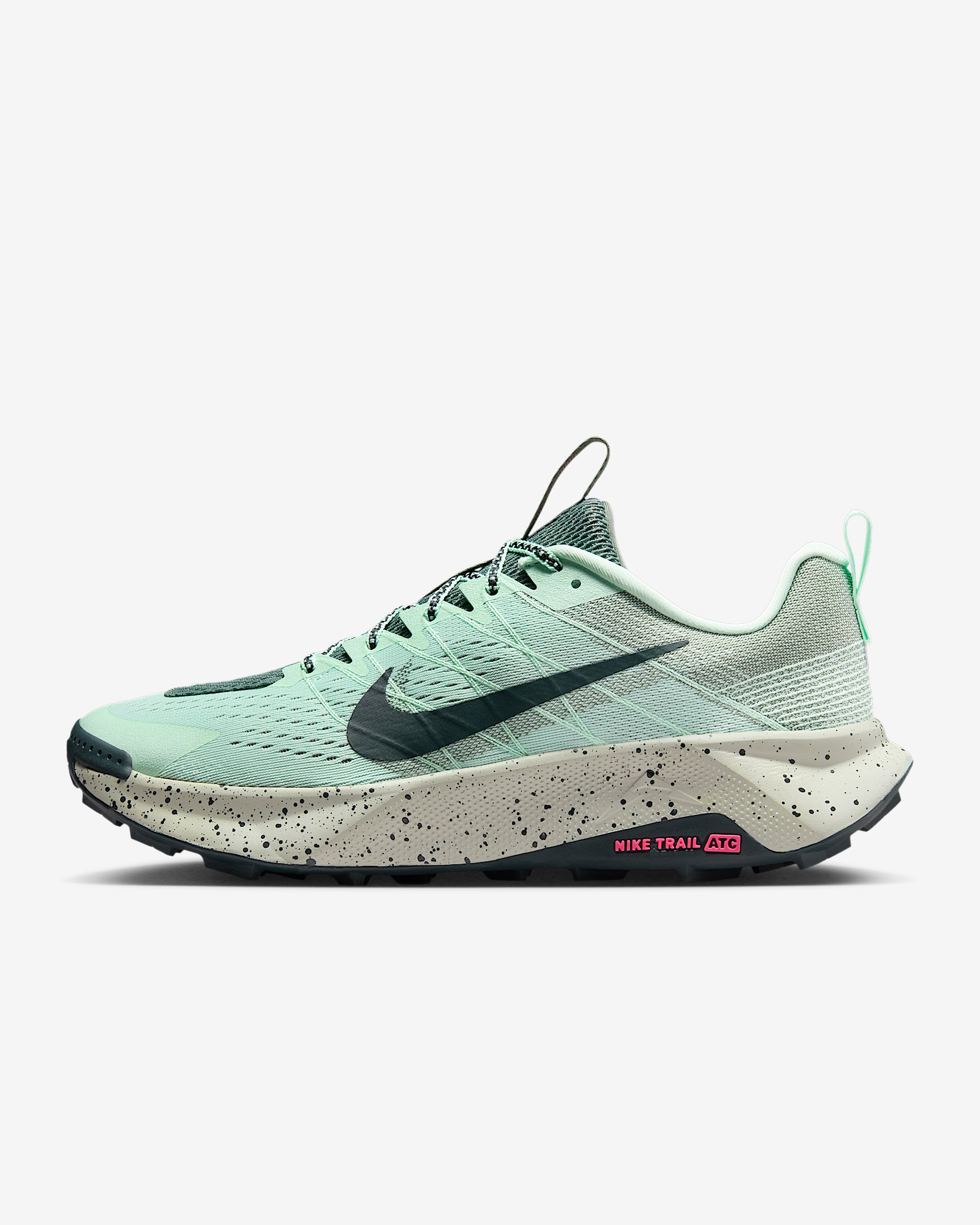 Nike Wildhorse 10 Men's Trail-Running Shoes - Mint Foam/Clay Green/Hyper Pink/Seaweed
