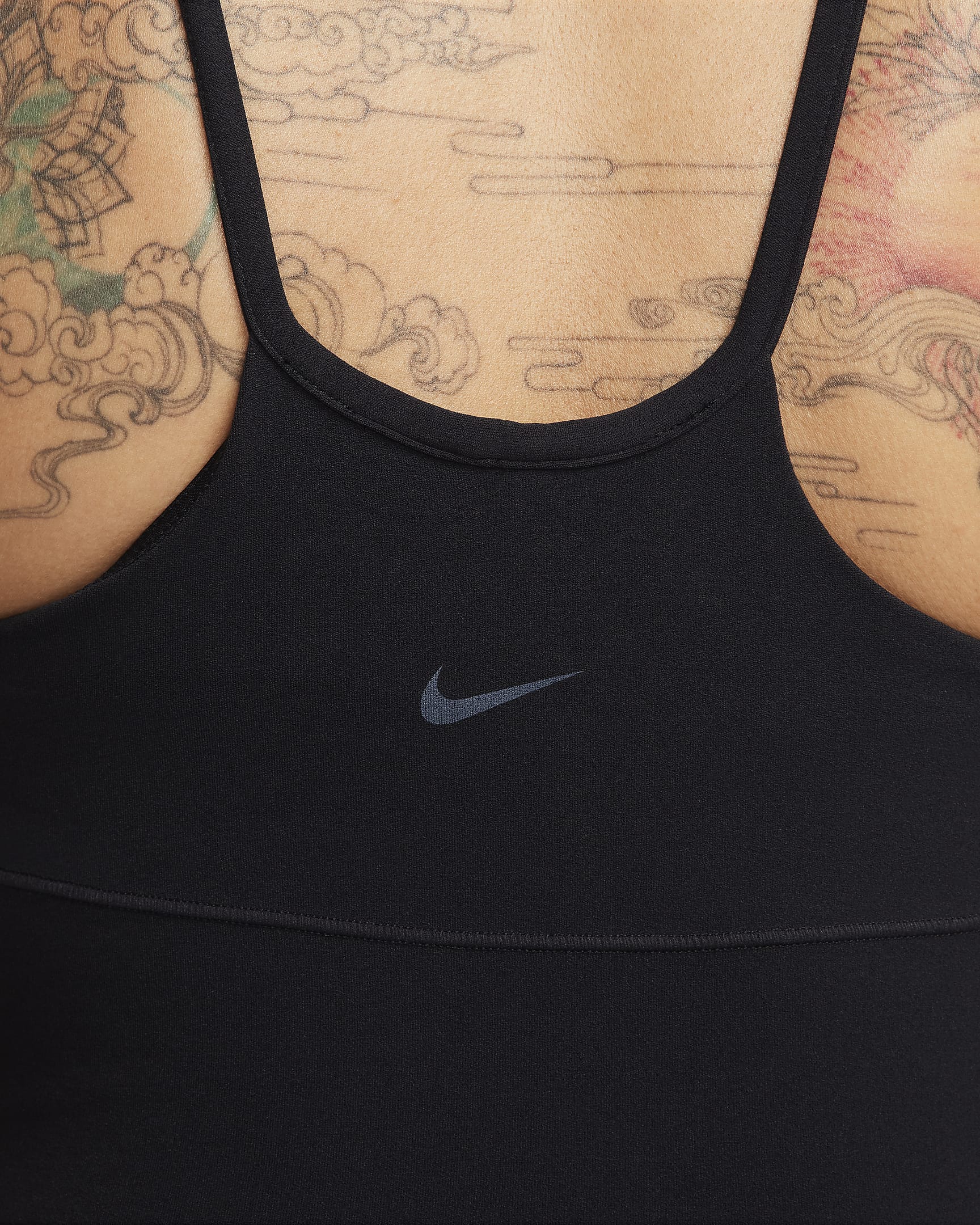 Body svasato a tutta lunghezza Dri-FIT Nike Zenvy – Donna - Nero