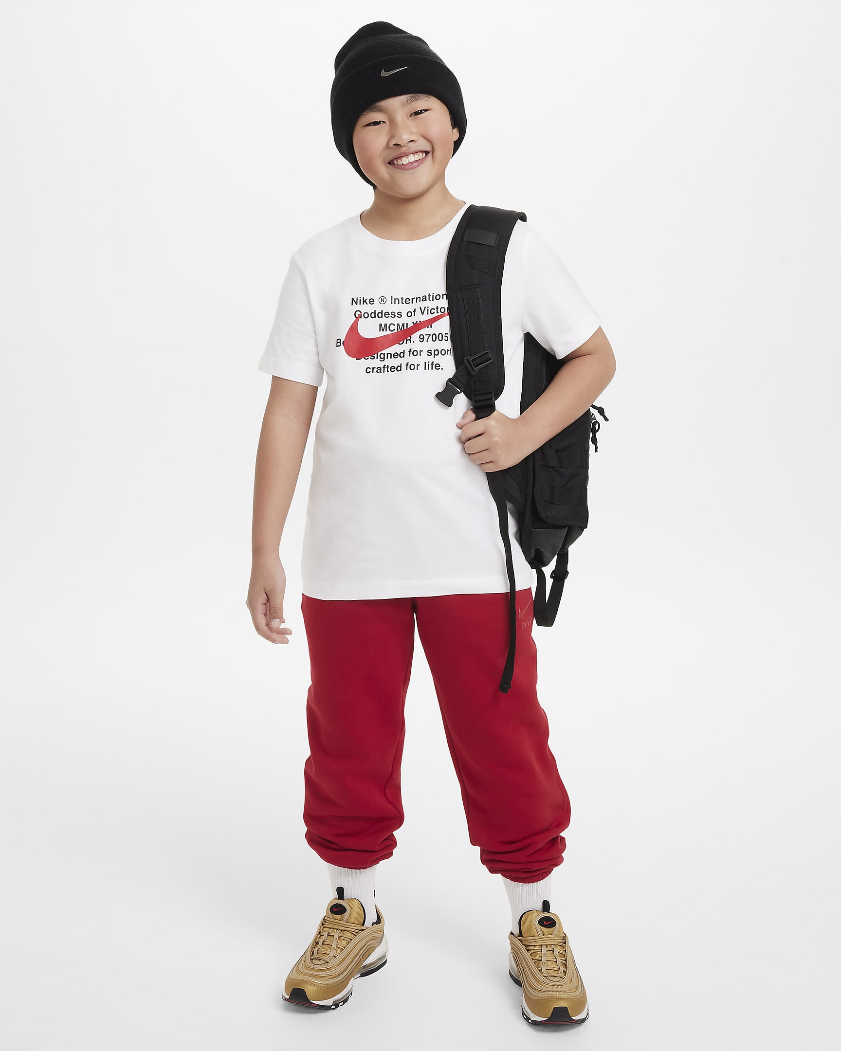 Nike Sportswear T-Shirt für ältere Kinder (Jungen) - Weiß