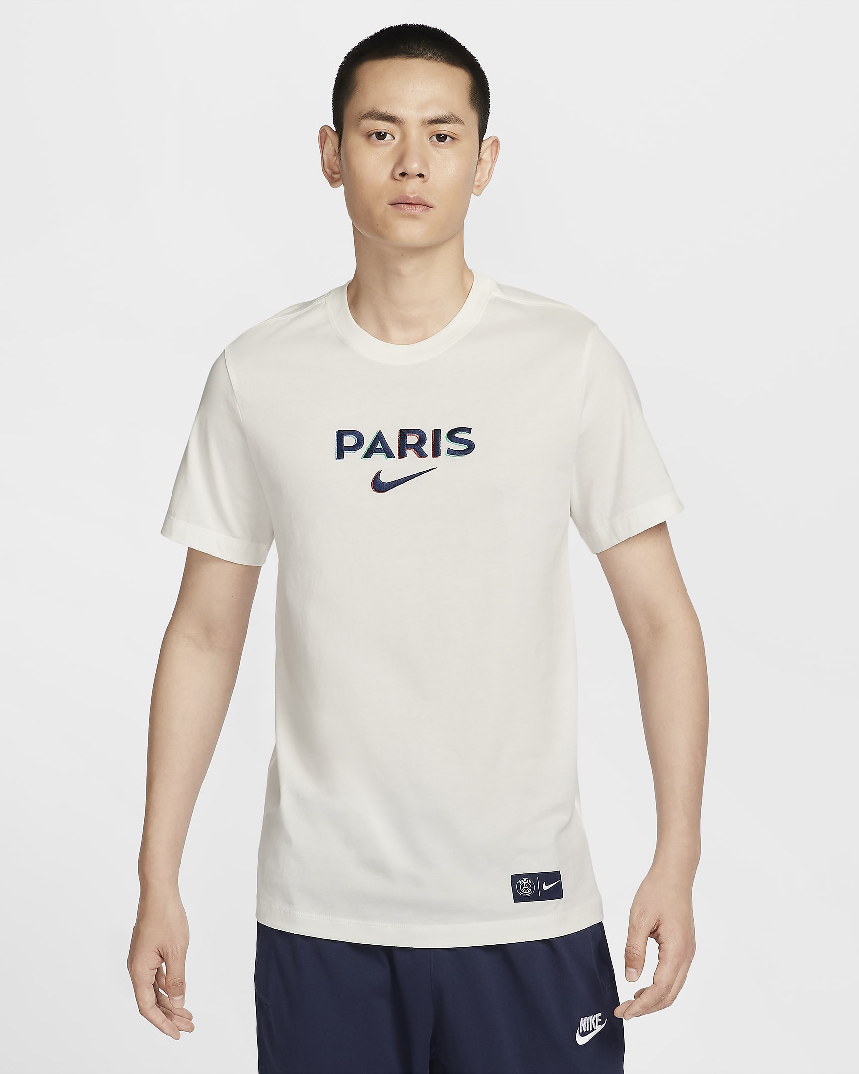 Paris Saint-Germain Men's Nike Soccer T-Shirt - Sail