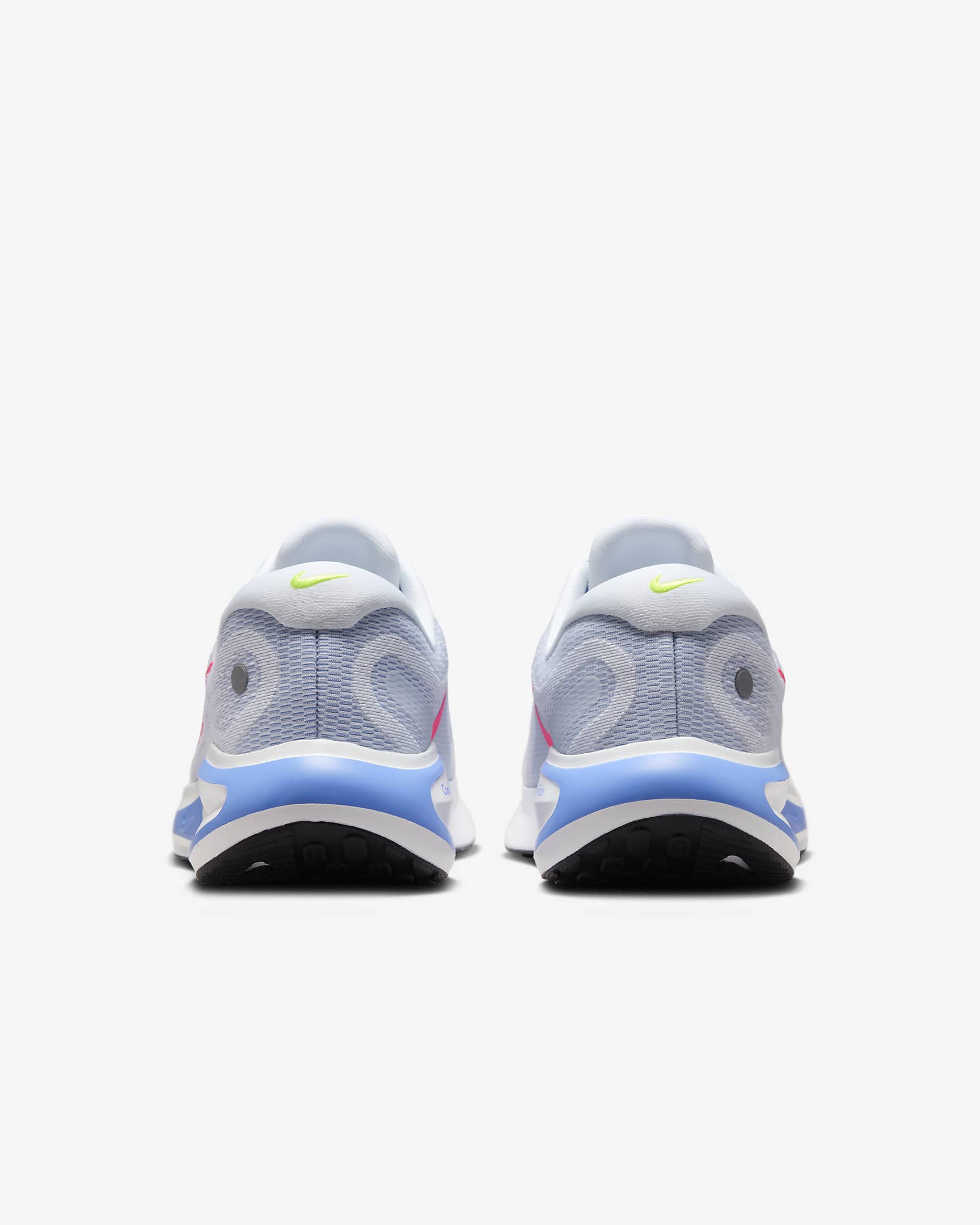 Tenis de correr en pavimento para mujer Nike Journey Run - Blanco/Royal pulso/Volt/Ponche cálido