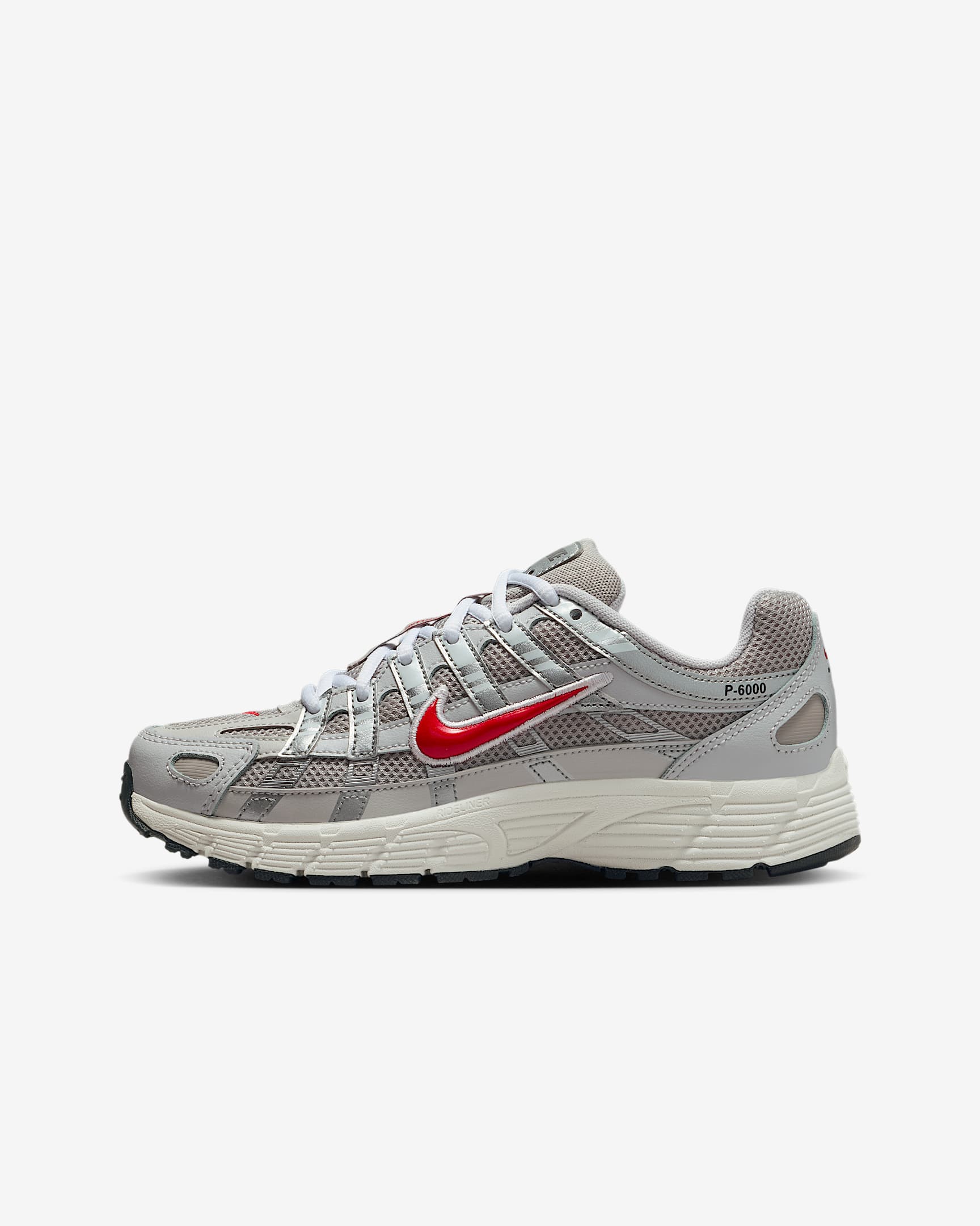 Nike P-6000 Schuh (ältere Kinder) - College Grey/Vast Grey/Phantom/Fire Red