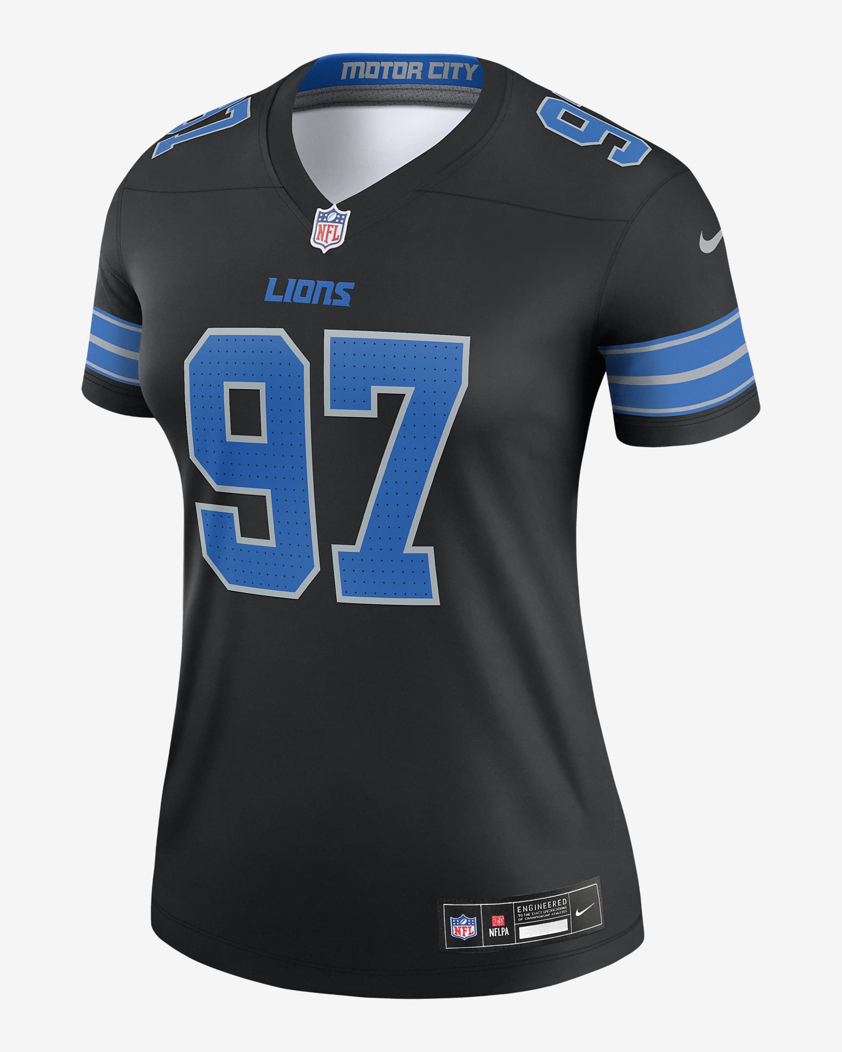 Aidan Hutchinson Detroit Lions Women's Nike Dri-FIT NFL Legend Jersey - Black