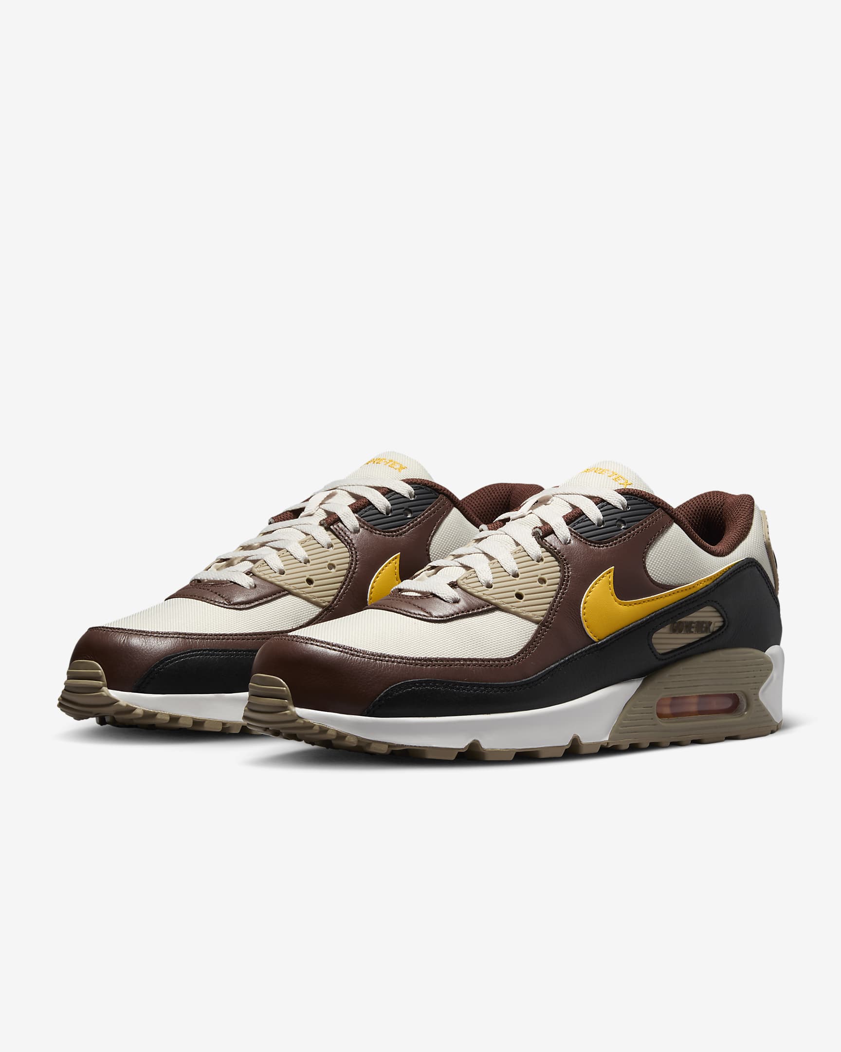 Nike Air Max 90 GORE-TEX Men's Winterized Shoes - Cacao Wow/Khaki/Black/Light Orewood Brown