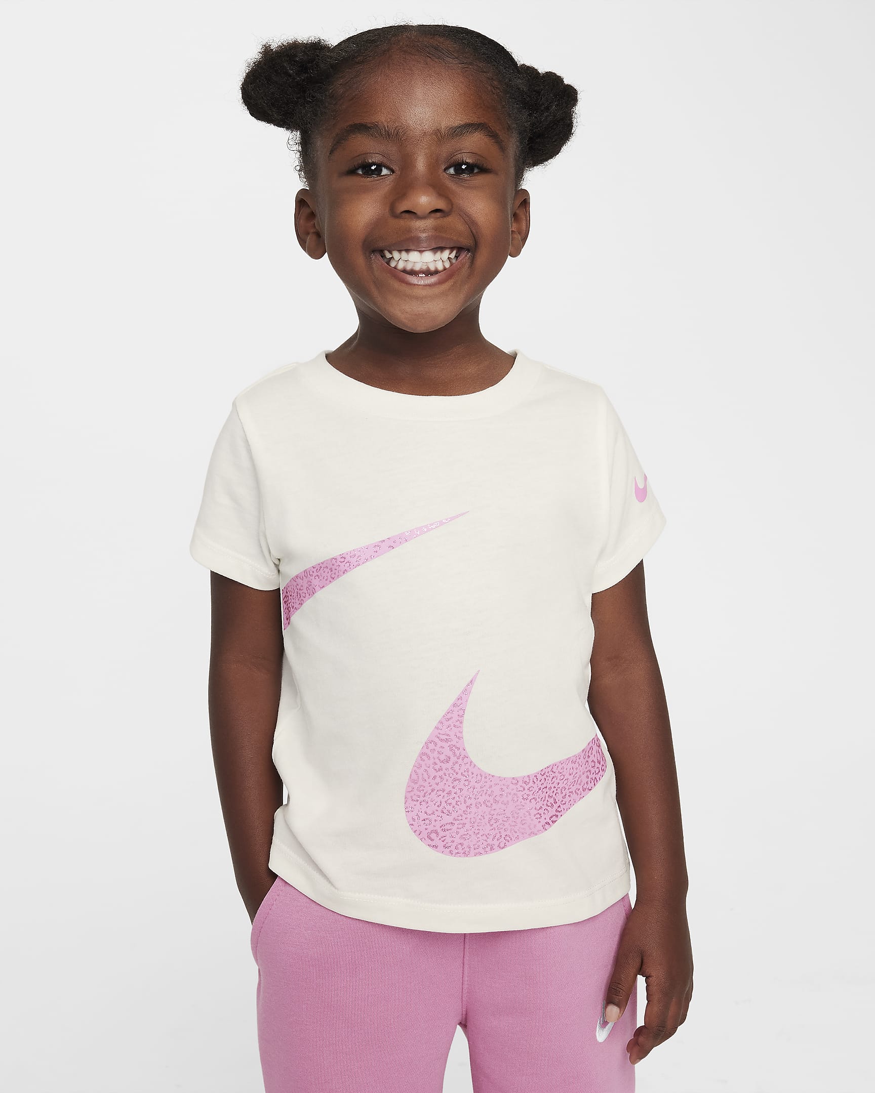 Playera para infantil Nike Swoosh Spirit - Vela