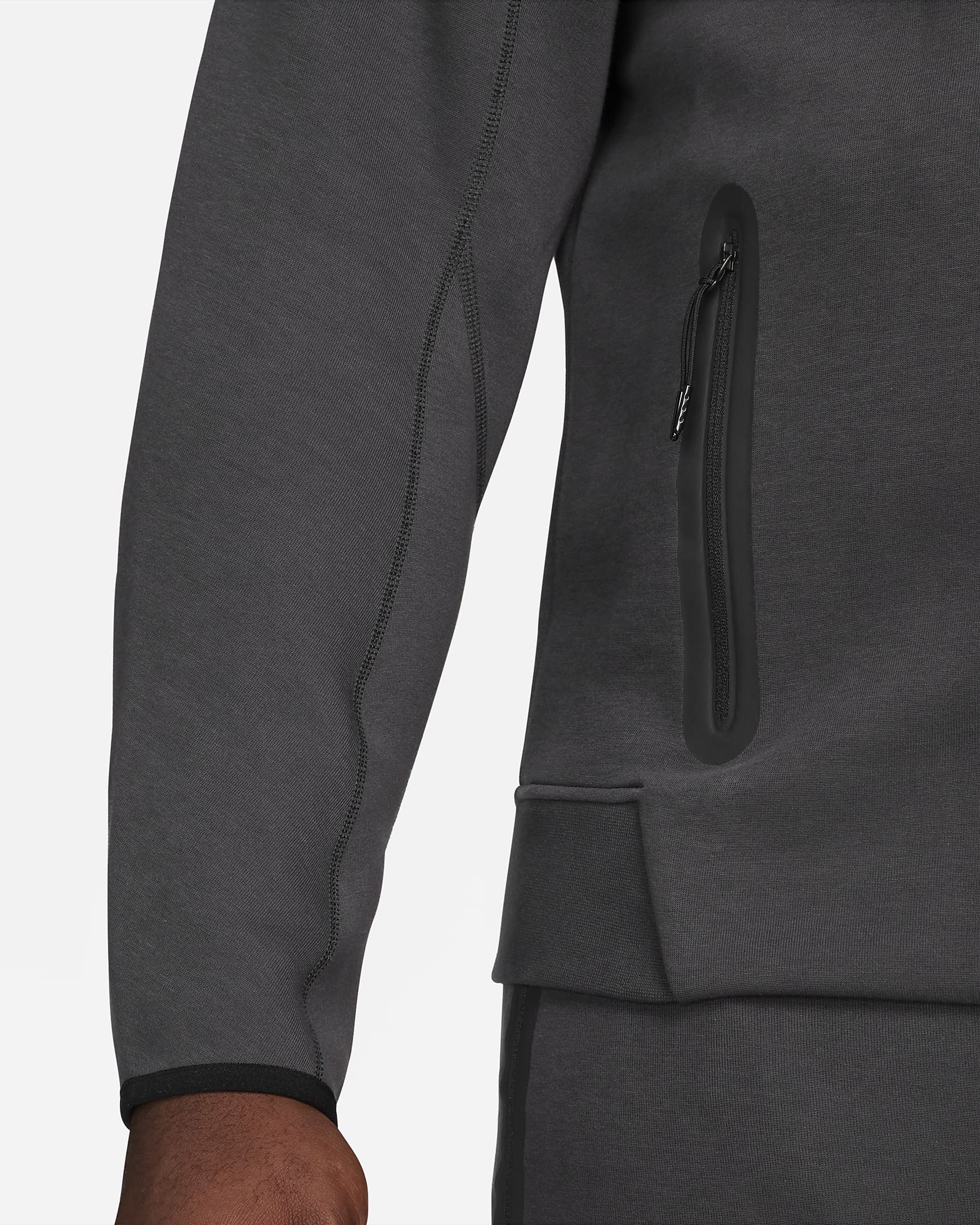 Sweat à Capuche Et Zip Nike Sportswear Tech Fleece Windrunner Pour