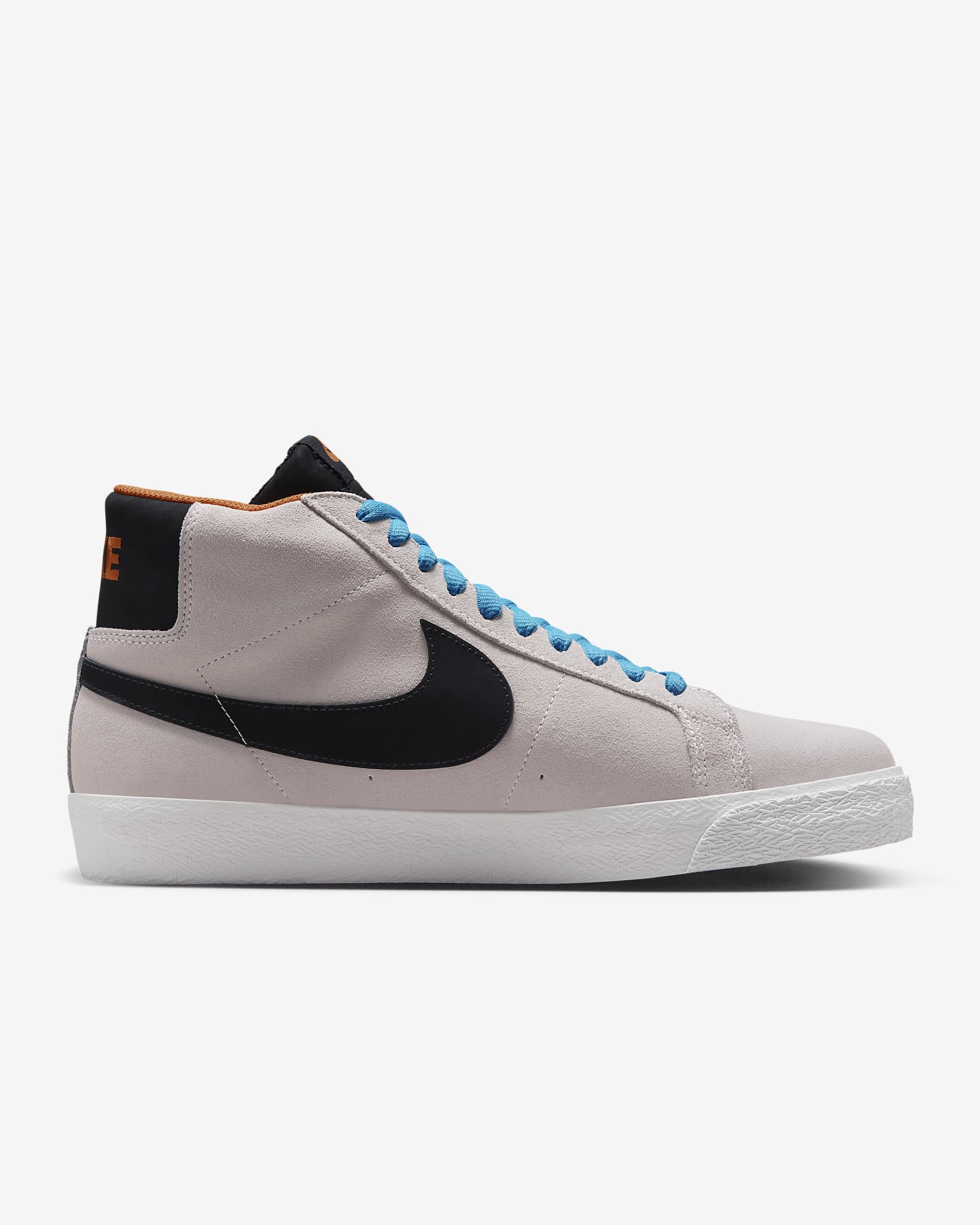 Nike SB Zoom Blazer Mid Electric Skate Shoes - Phantom/Monarch/Summit White/Black