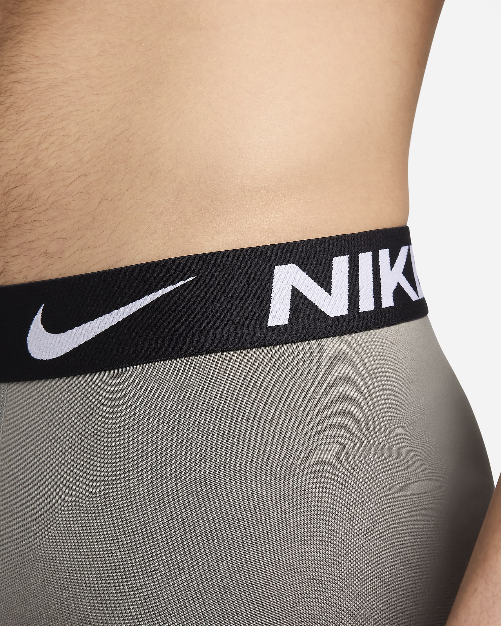 Nike Dri-FIT Essential Micro Men's Boxer Briefs (3-Pack) - Grey