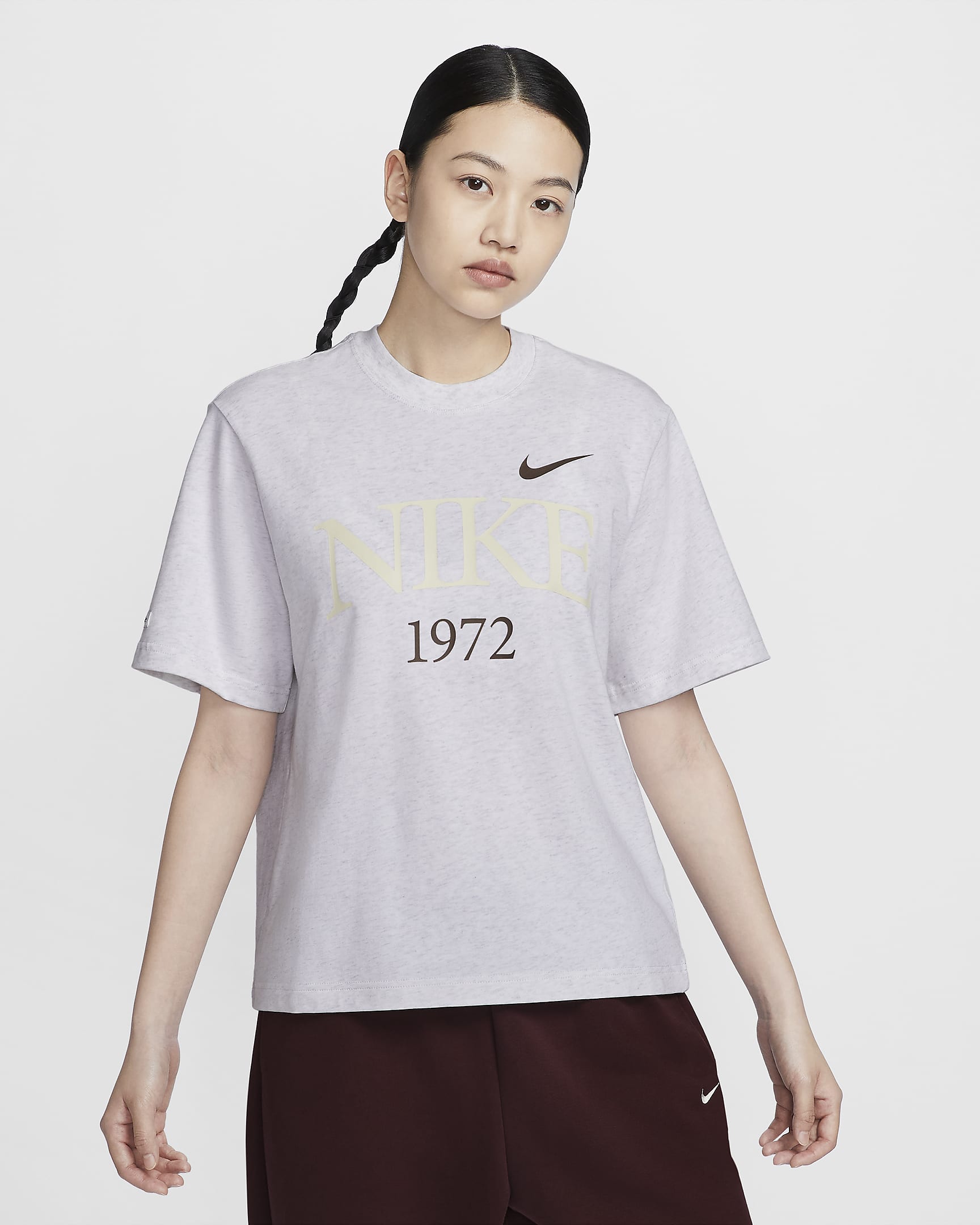 Nike Sportswear Classic Women's T-Shirt - Birch Heather