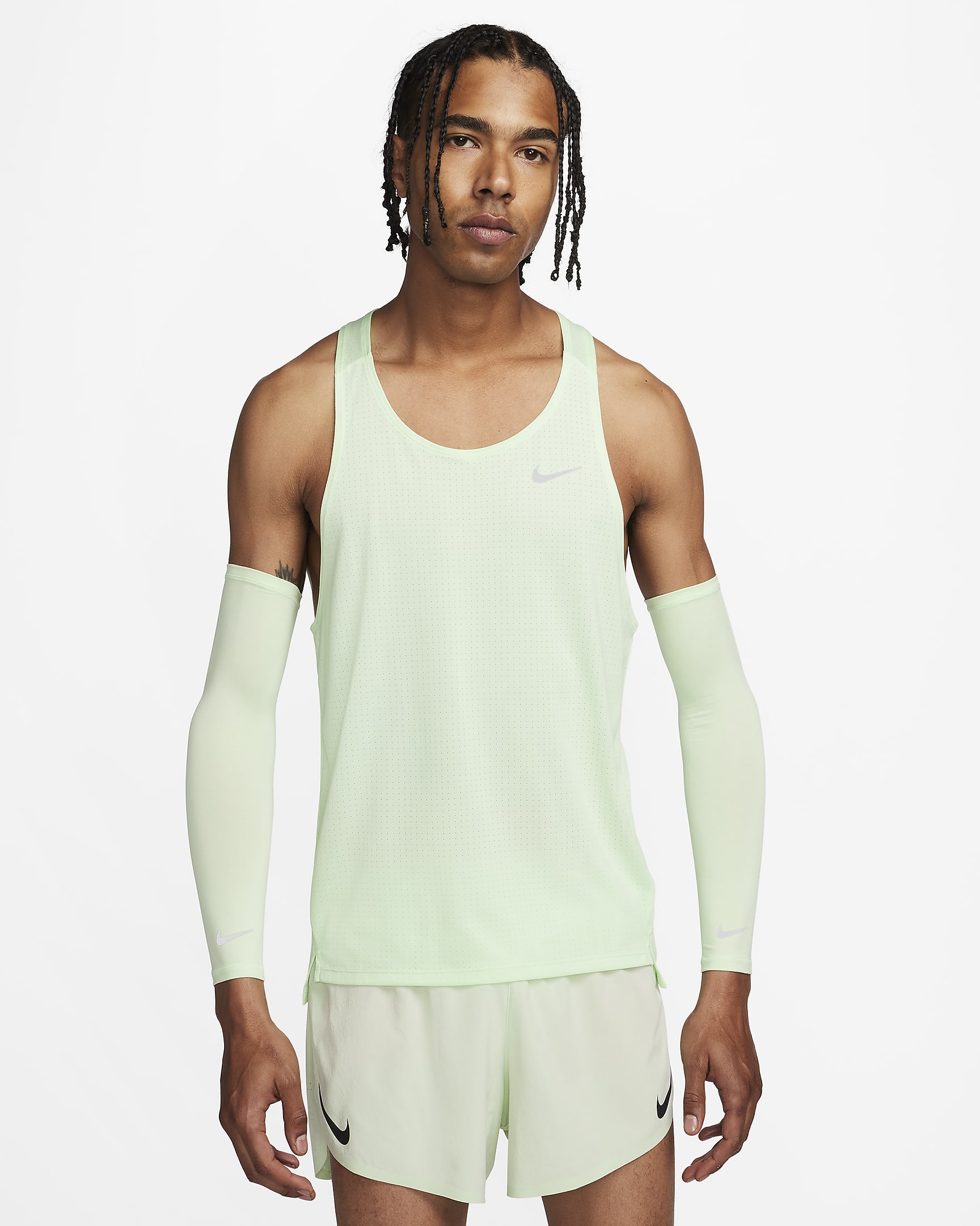 Nike Dri-FIT Lightweight Sleeves 2.0 - Vapour Green/Silver