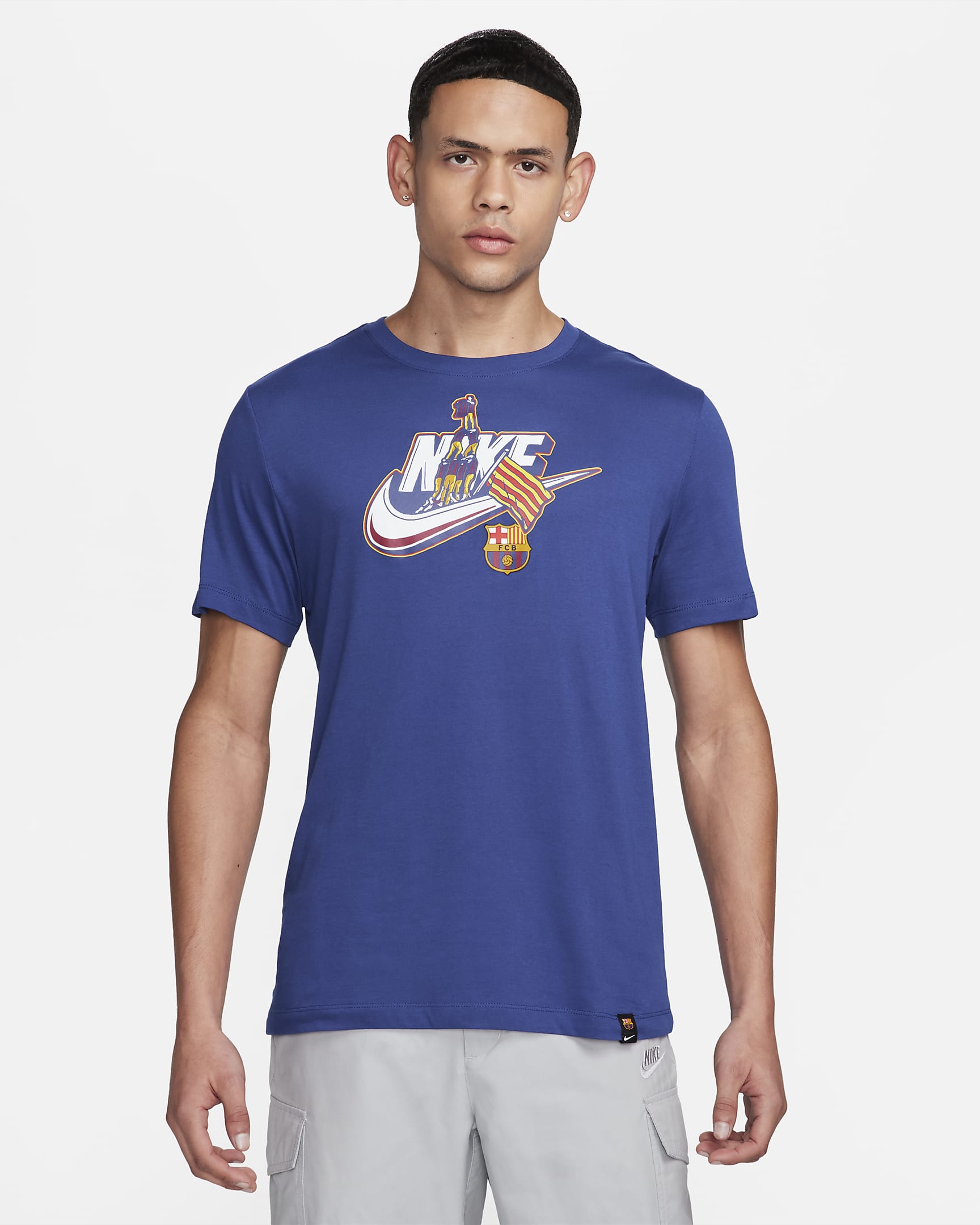 F.C. Barcelona Men's Nike T-Shirt. Nike UK