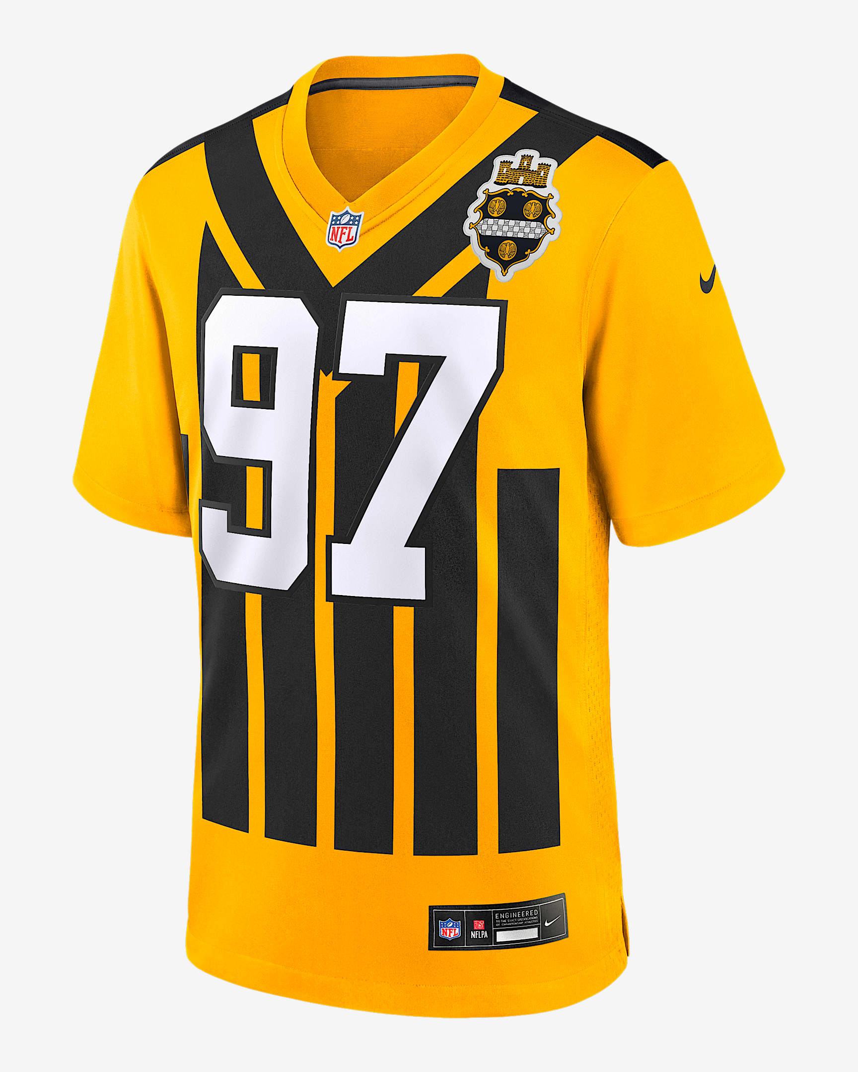 Jersey Nike de la NFL Game para hombre Cameron Heyward Pittsburgh Steelers - Oro