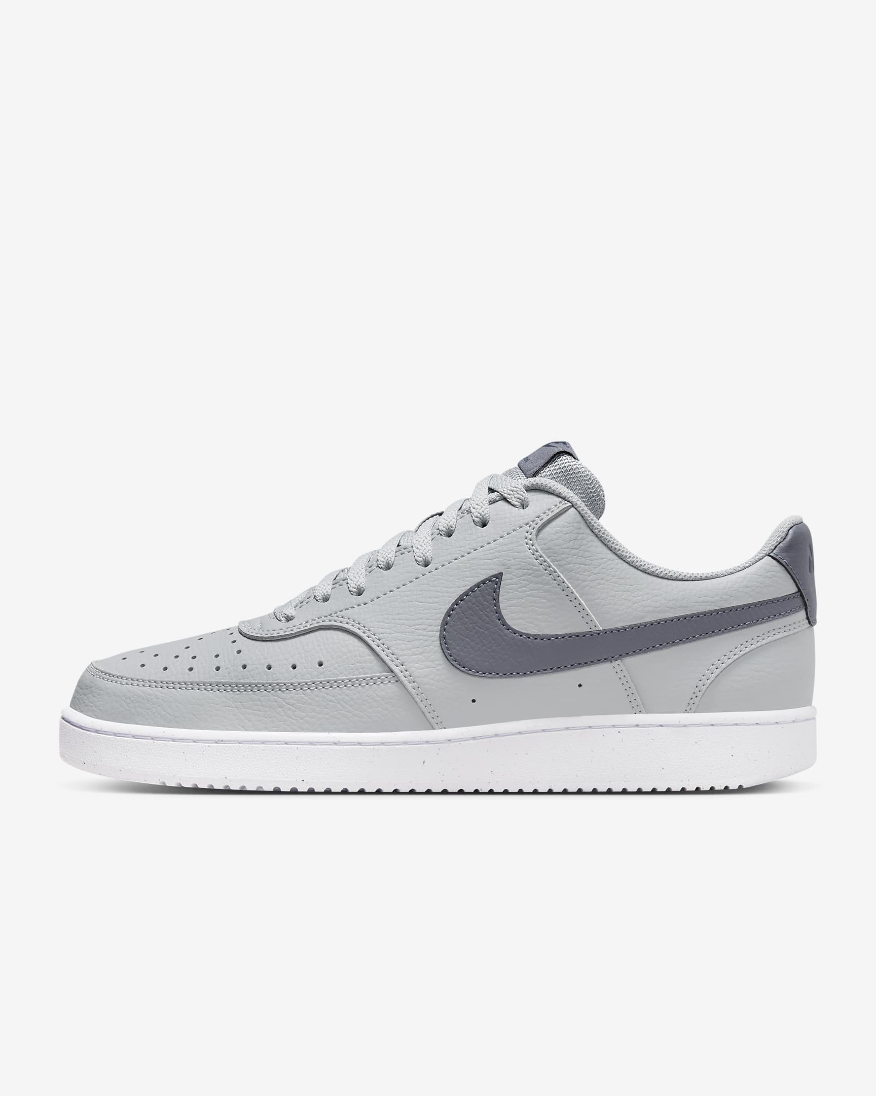 Calzado para hombre Nike Court Vision Low Next Nature - Gris lobo/Azul marino medianoche/Blanco/Carbón claro