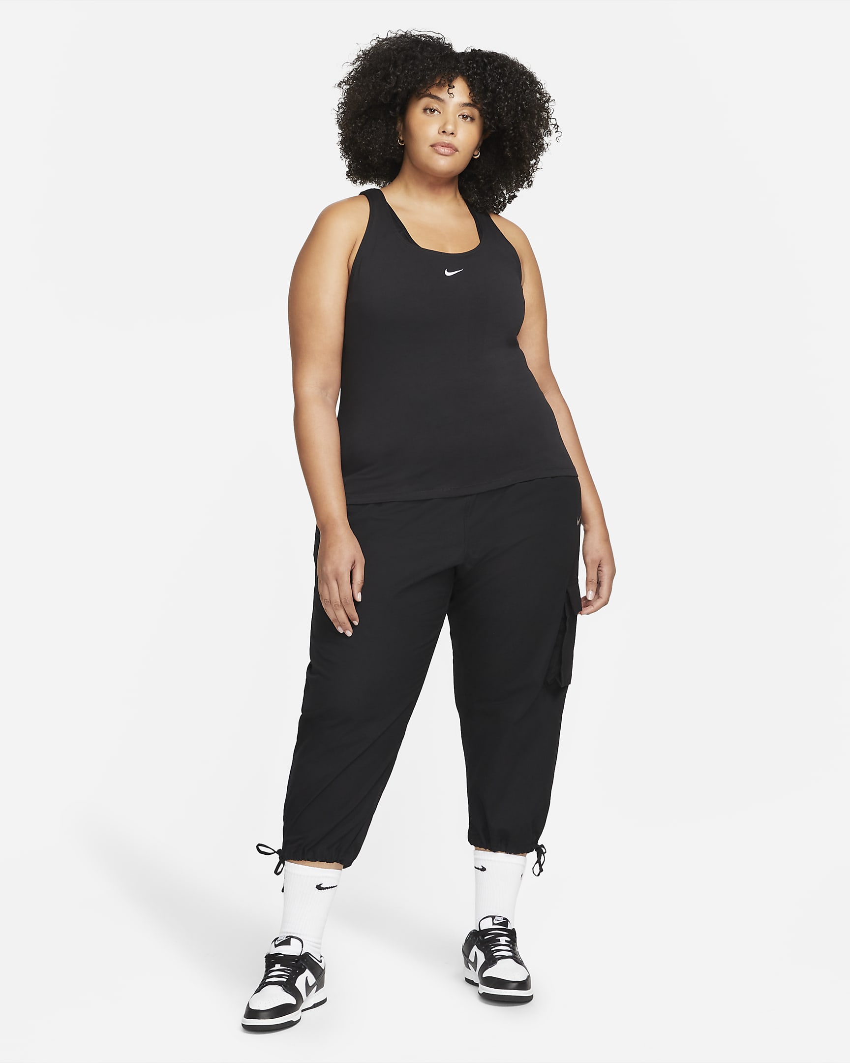 Nike Sportswear Essential Womens Cami Tank Plus Size Nike Lu 4351