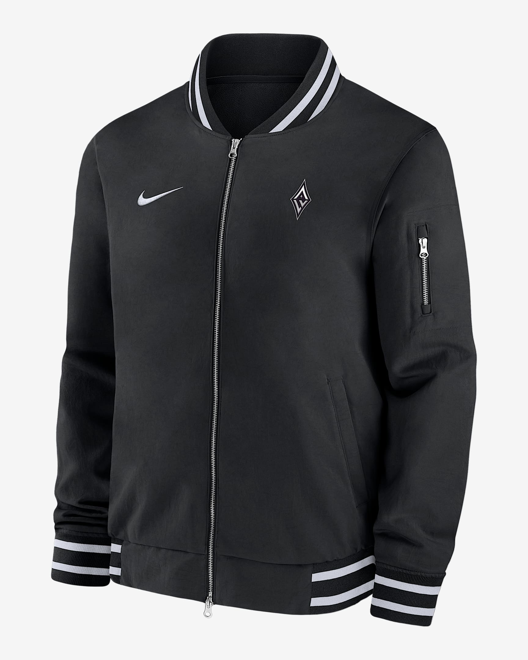 Las Vegas Aces Men's Nike WNBA Bomber Jacket - Black