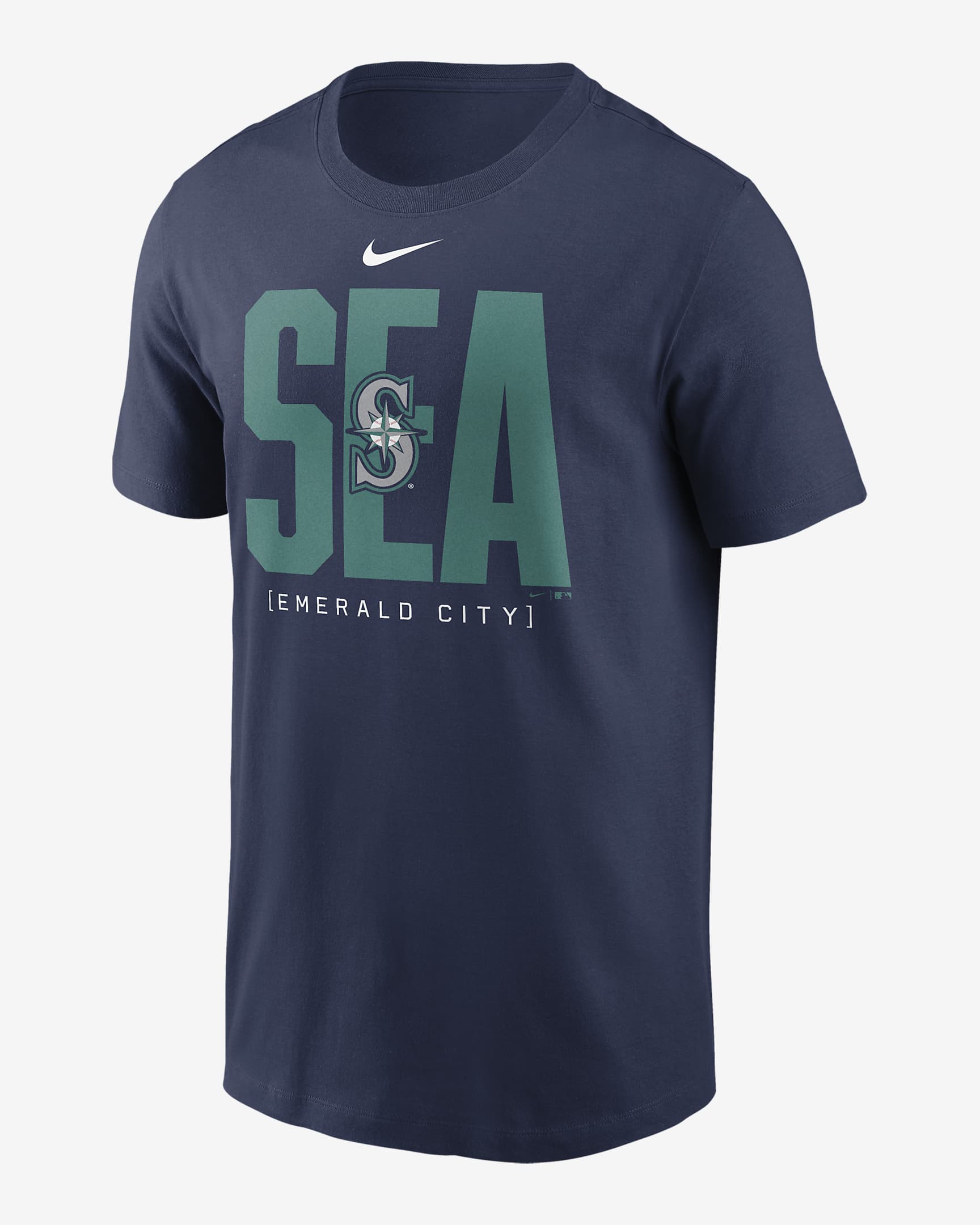 Seattle Mariners Team Scoreboard Men's Nike MLB T-Shirt - Navy