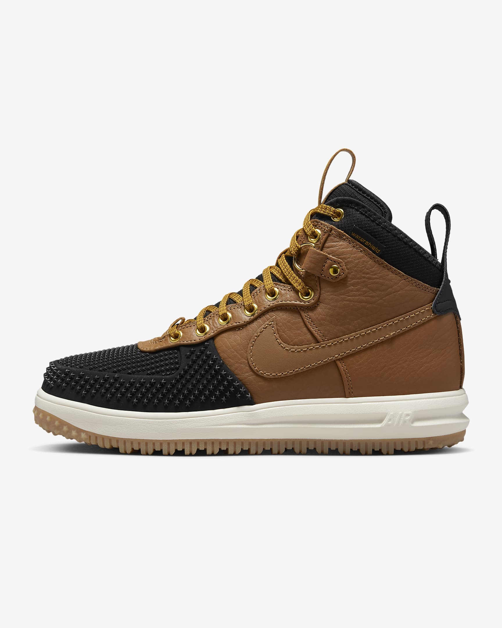 Nike Lunar Force 1 Herren Duckboot - Ale Brown/Schwarz/Goldtone/Ale Brown