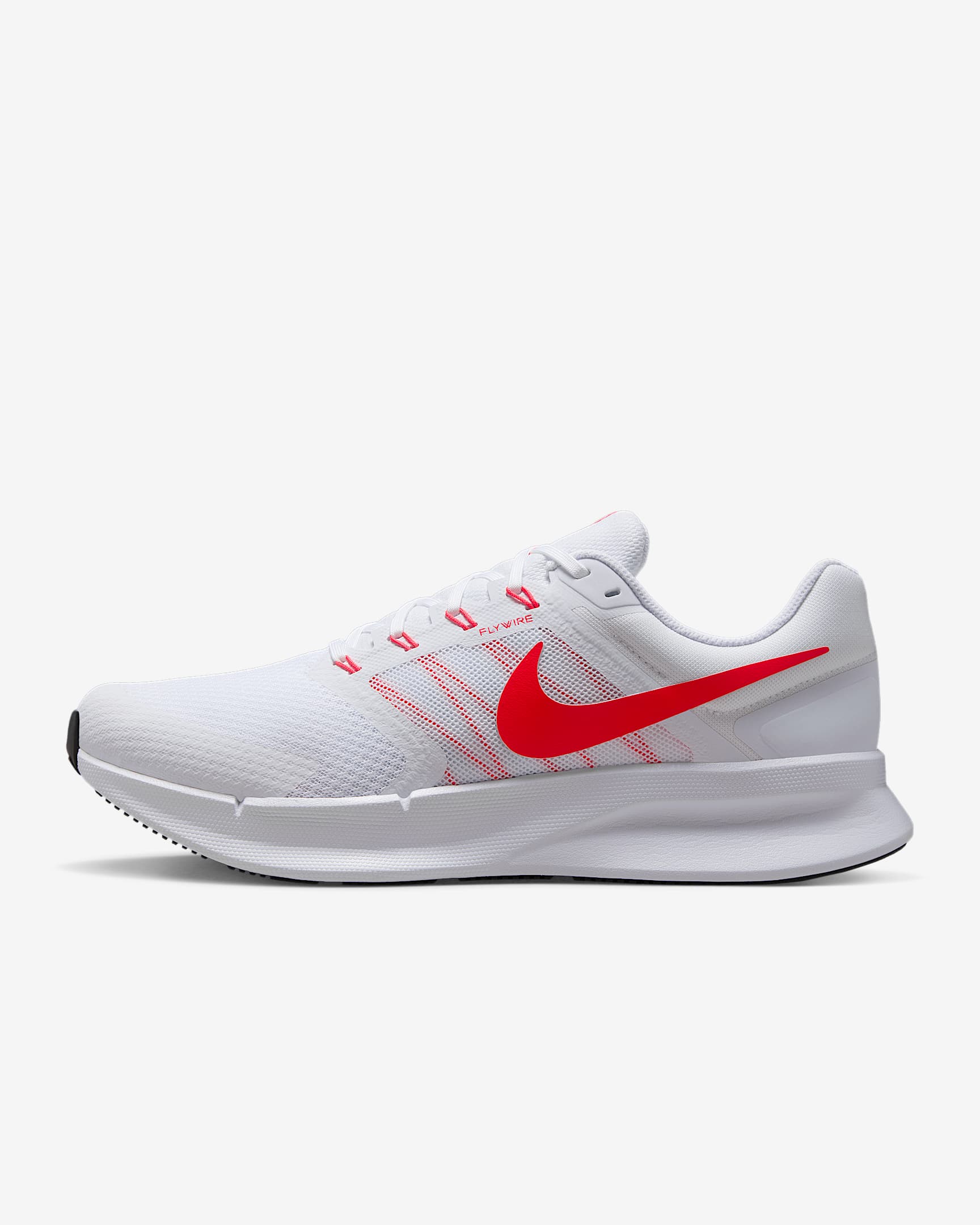 Nike Run Swift 3 Men's Road Running Shoes - White/Black/Bright Crimson