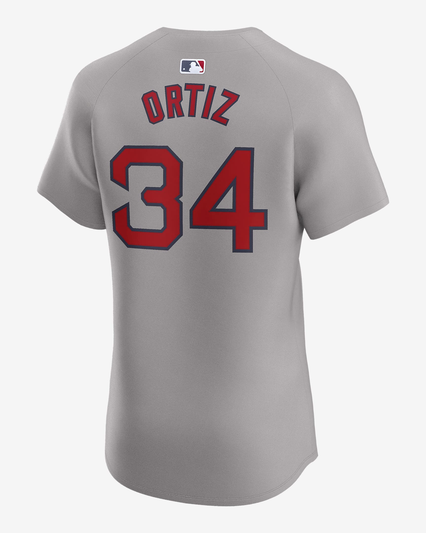 David Ortiz Boston Red Sox Men's Nike Dri-FIT ADV MLB Elite Jersey - Grey