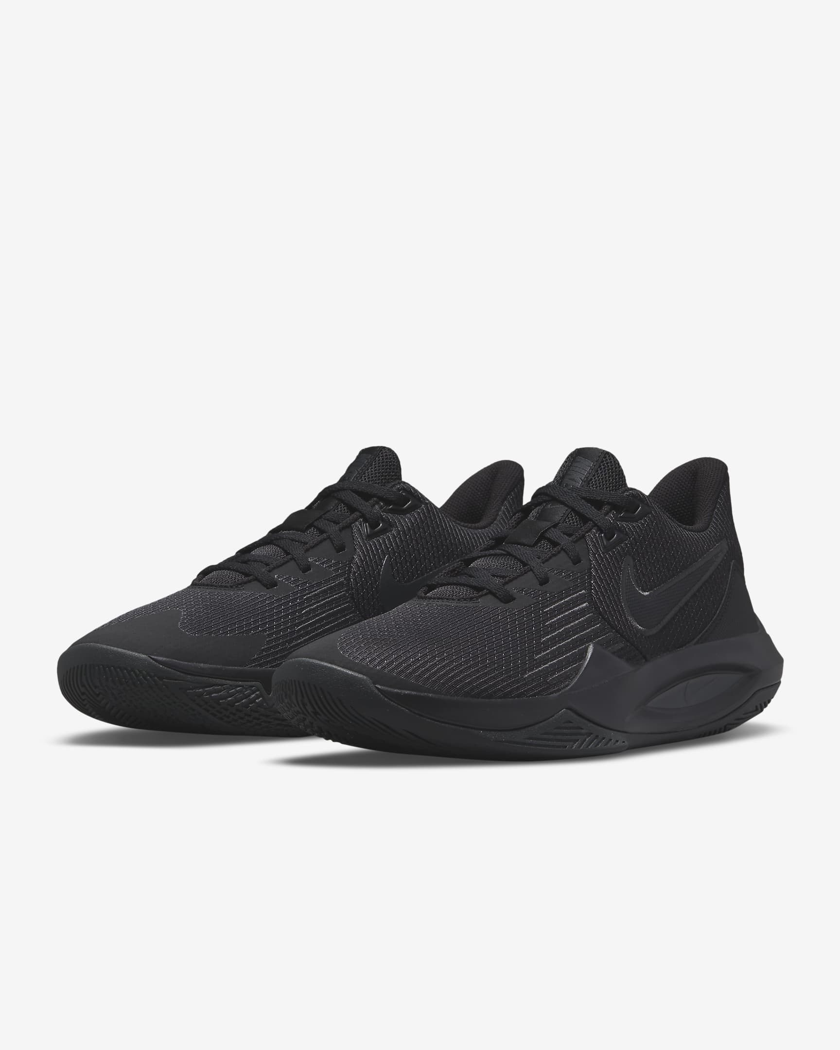 Nike Precision 5 Basketball Shoe - Black/Anthracite/Black