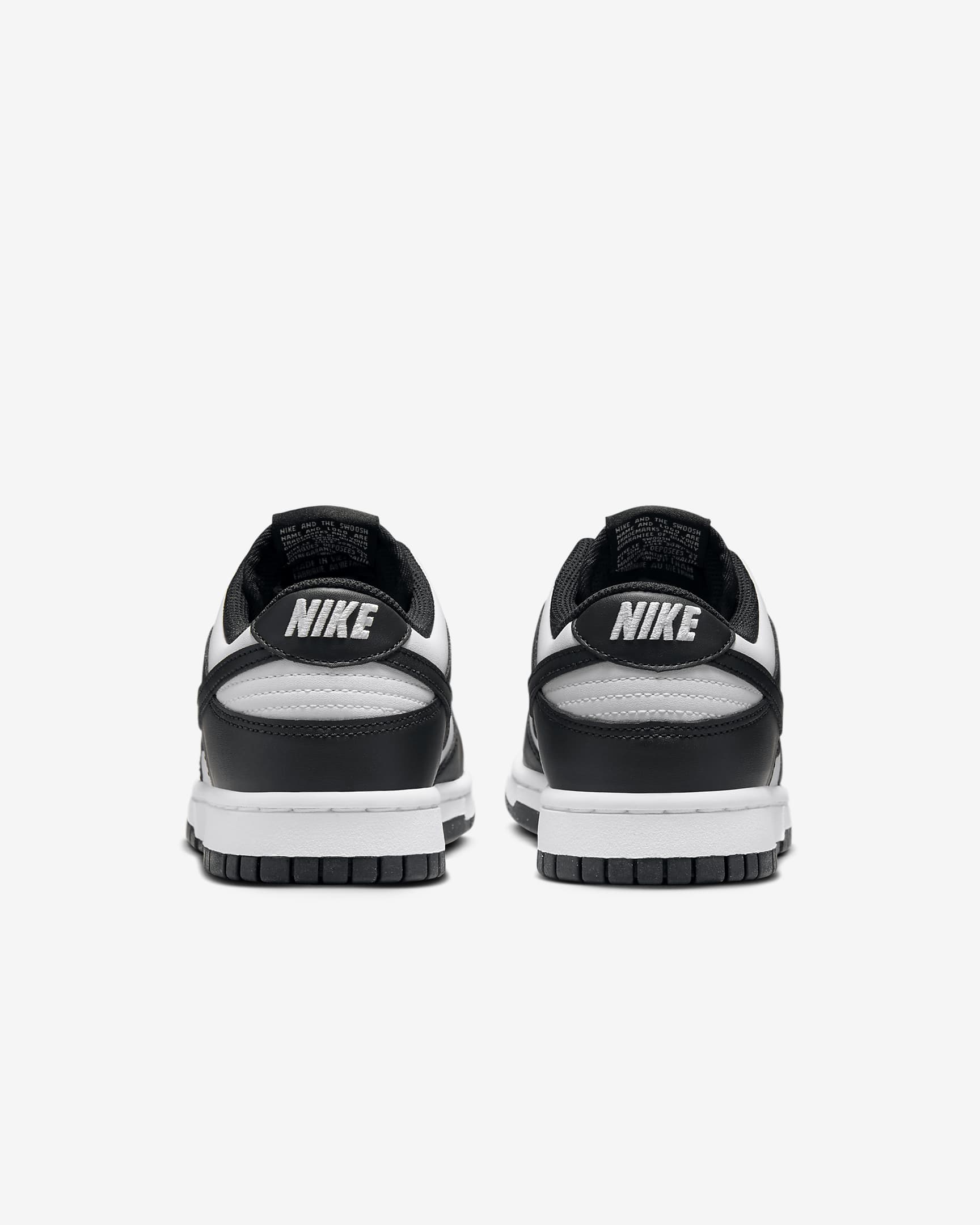 Sko Nike Dunk Low för kvinnor - Vit/Svart