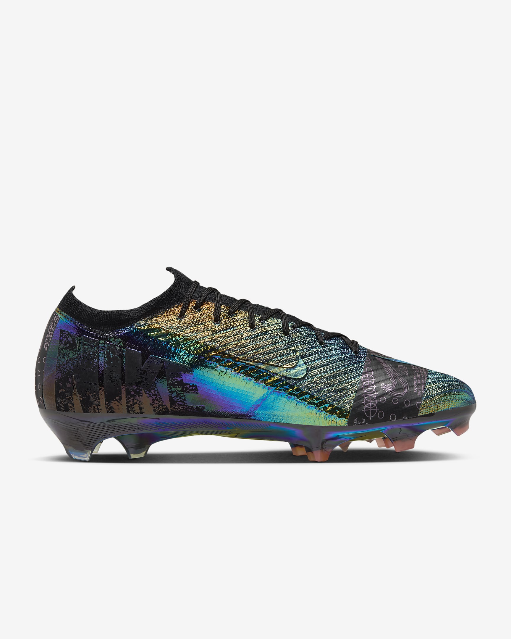 Nike Mercurial Vapor 16 Elite SE FG Low-Top Football Boot - Black/Black