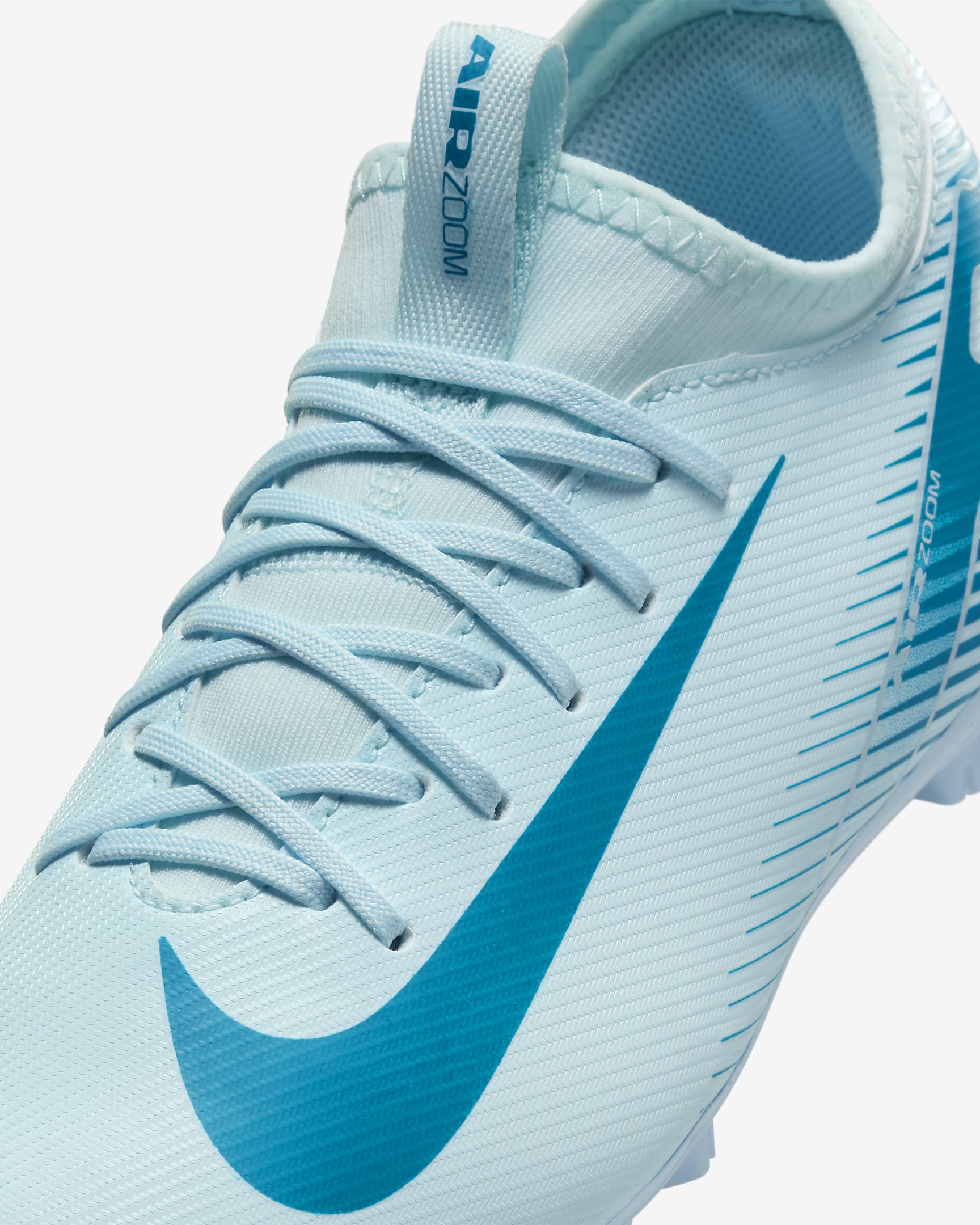 Nike Jr. Mercurial Vapor 16 Academy Little/Big Kids' HG Low-Top Soccer Cleats - Glacier Blue/Blue Orbit