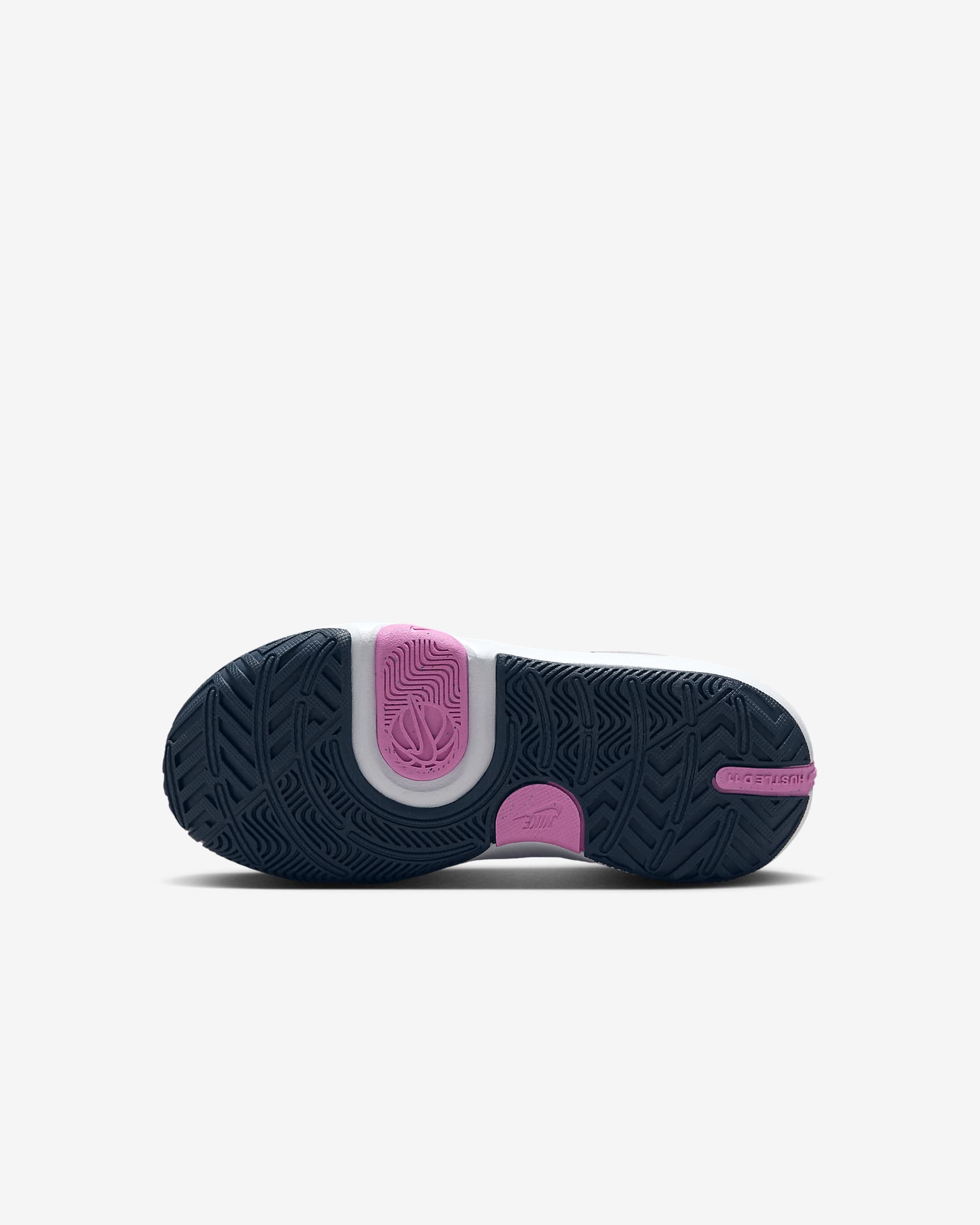 Nike Team Hustle D 11 Little Kids' Shoes - Platinum Violet/Playful Pink/Midnight Navy/White