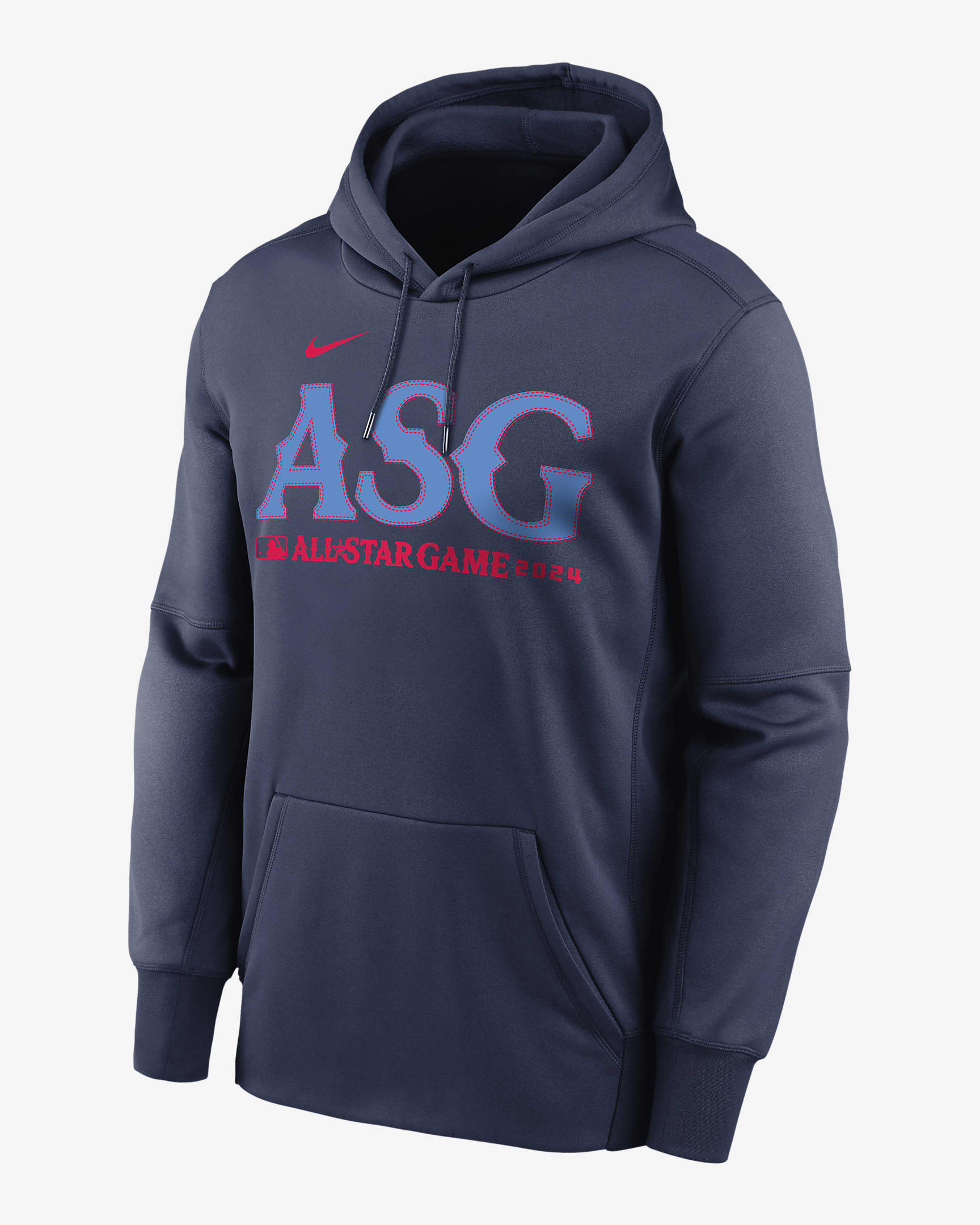 2024 AllStar Game Player Men's Nike Therma MLB Pullover Hoodie.