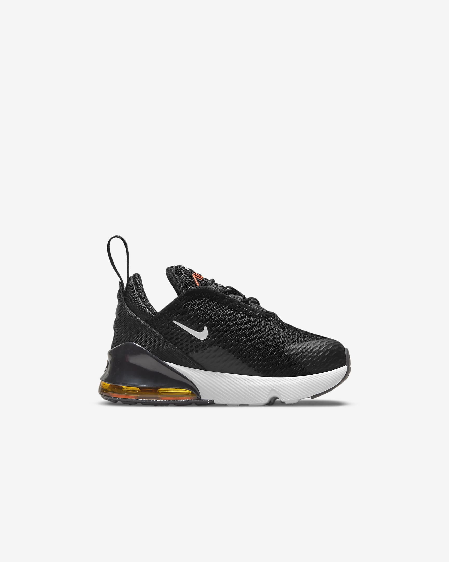 Nike Air Max 270-sko til babyer/småbørn - sort/Cosmic Clay/University Gold/hvid