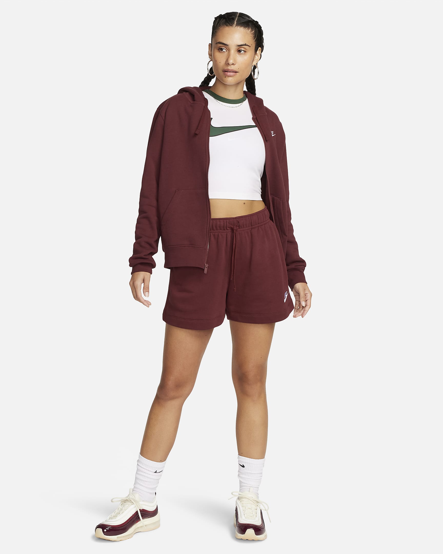 Nike Sportswear Club Fleece Women's MidRise Shorts.