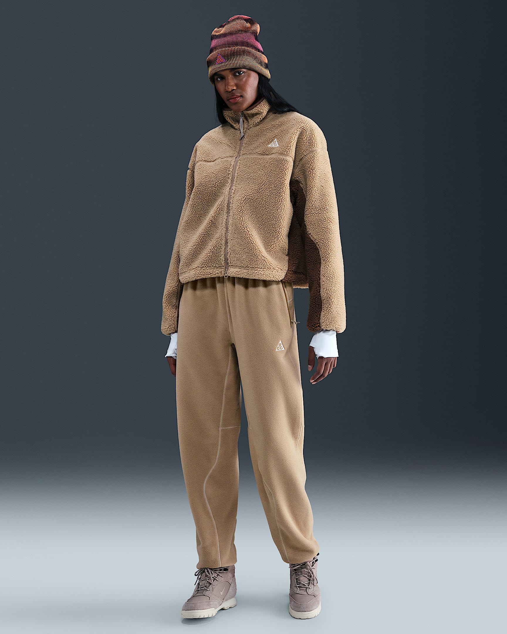 Nike ACG "Wolf Tree" Women's Pants - Parachute Beige/Mosswood Brown/Summit White