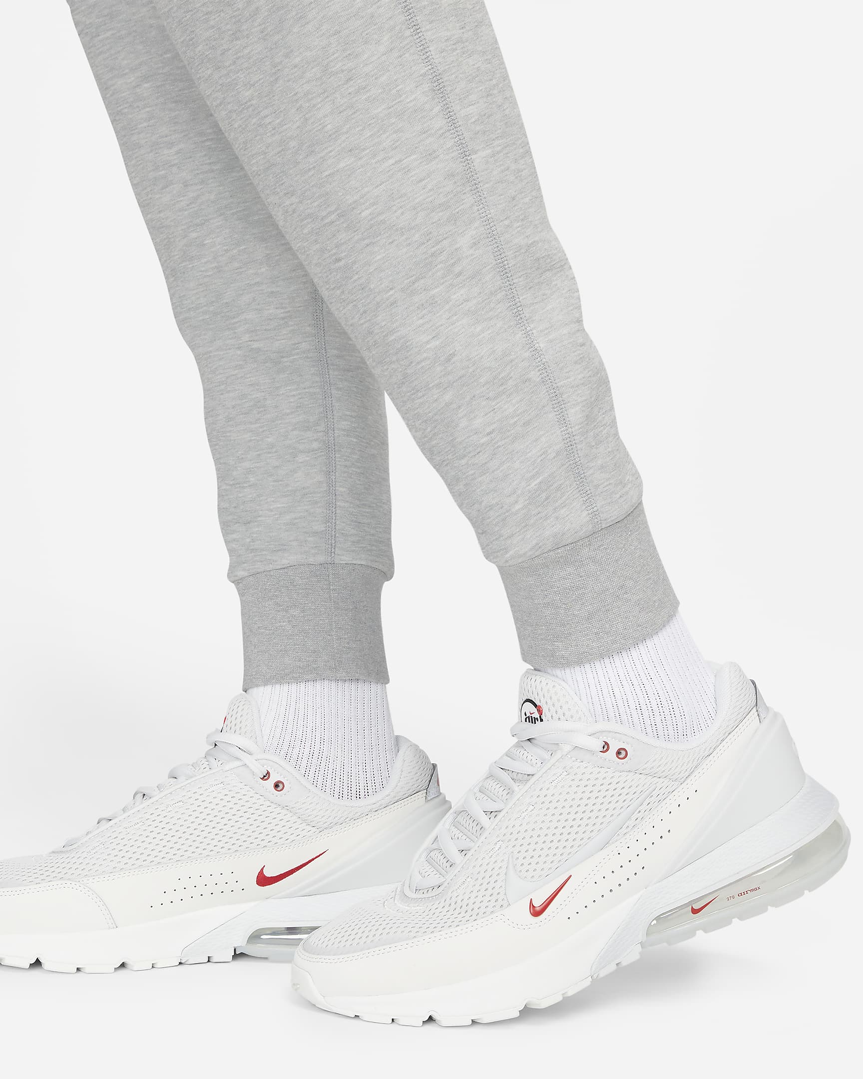 Joggery męskie Nike Sportswear Tech Fleece - Dark Grey Heather/Czerń