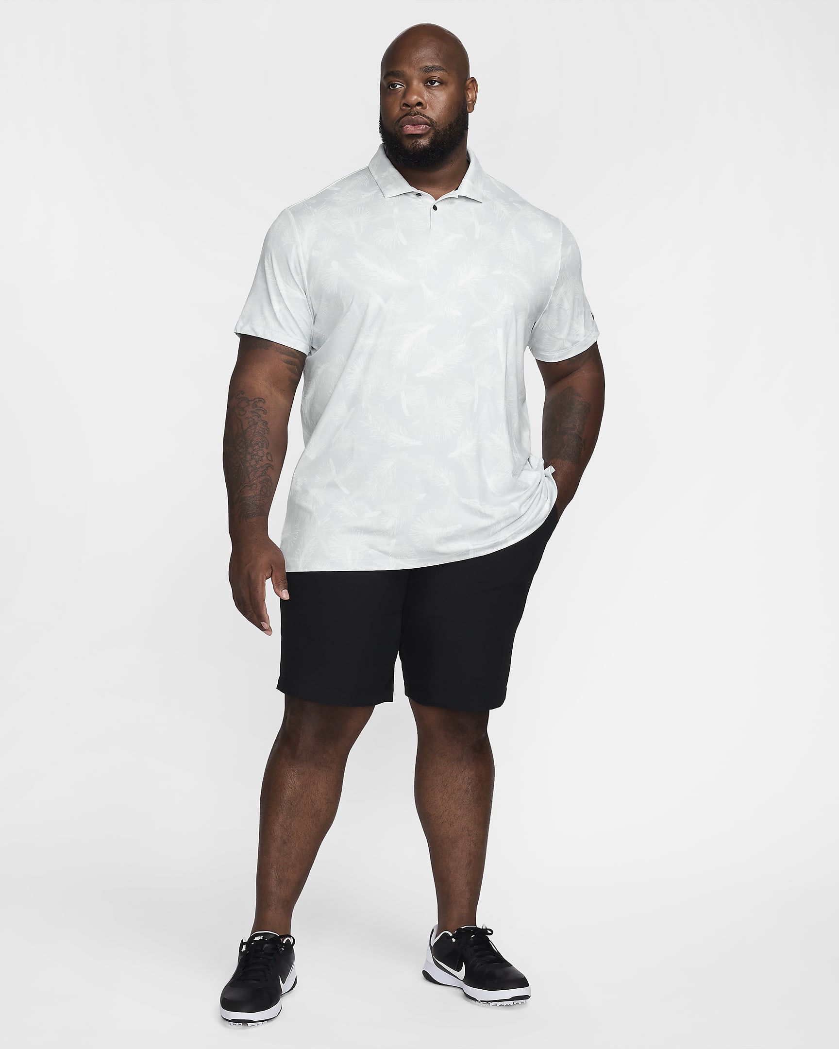 Nike Tour Men's Dri-FIT Golf Polo - Summit White/Black