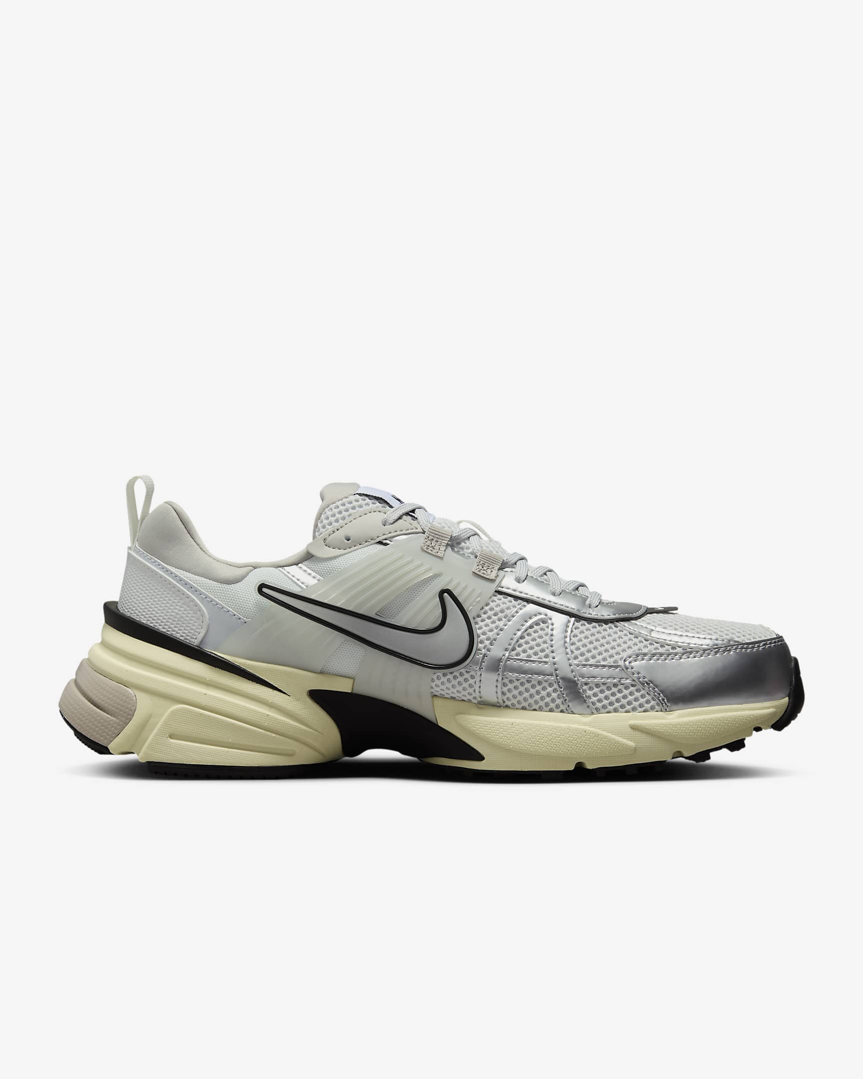 Tenis para hombre Nike V2K Run - Blanco cumbre/Platino puro/Mena de hierro claro/Plata metalizado