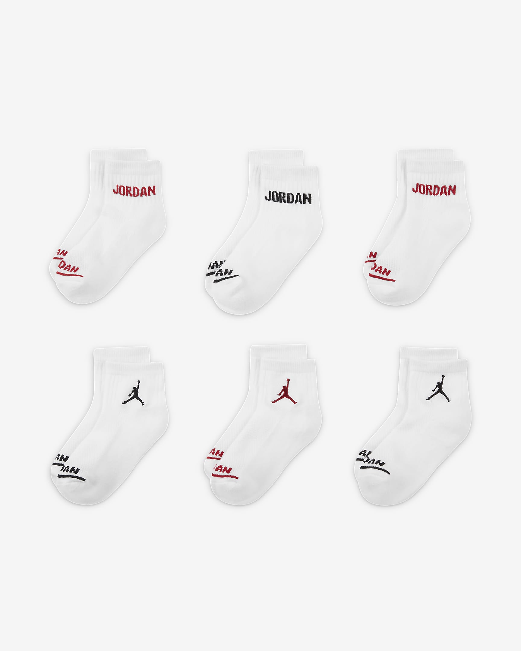 Jordan Younger Kids' Ankle Socks (6 Pairs). Nike UK