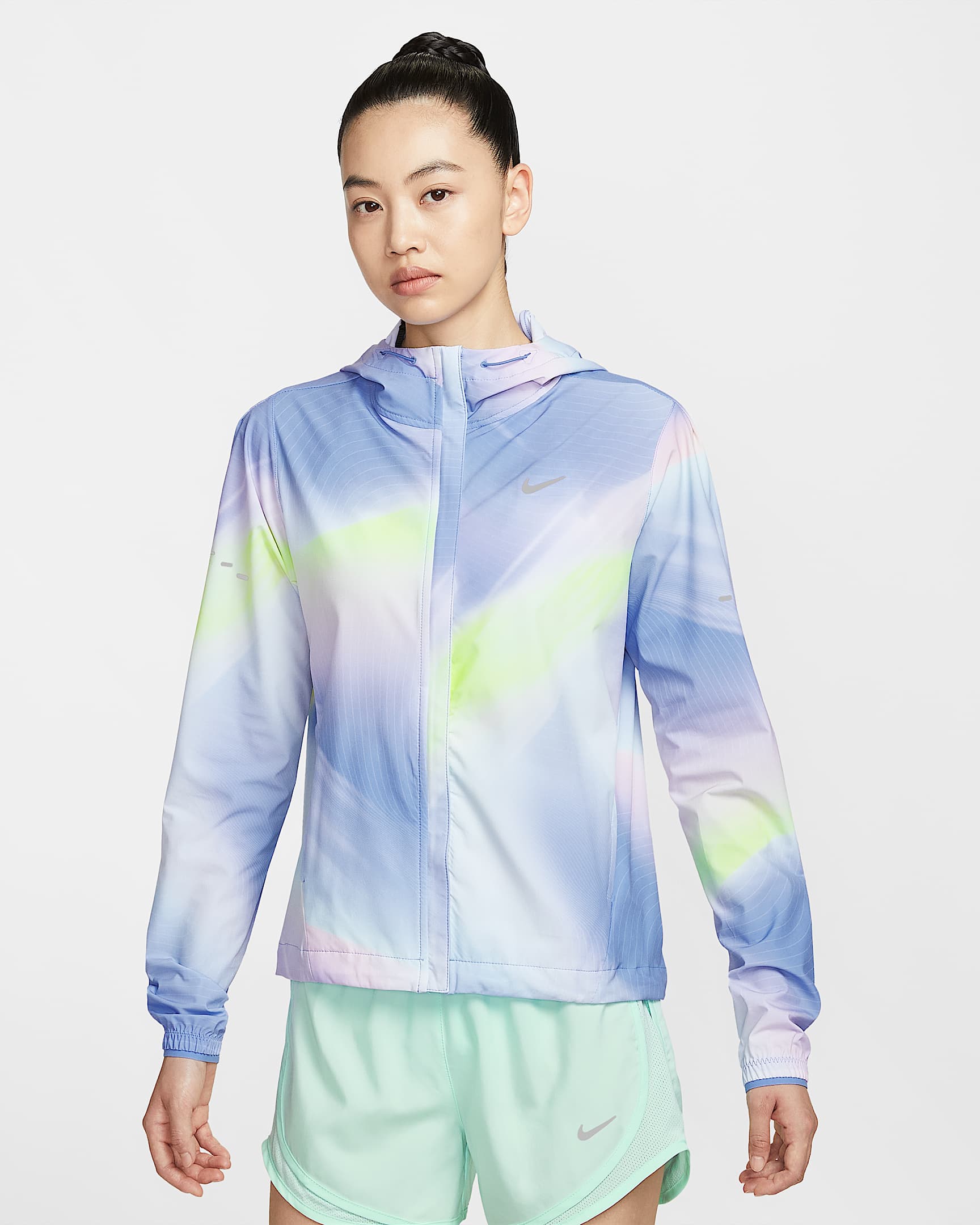Nike Swift Women's Repel Running Jacket - Royal Pulse/Light Lemon Twist