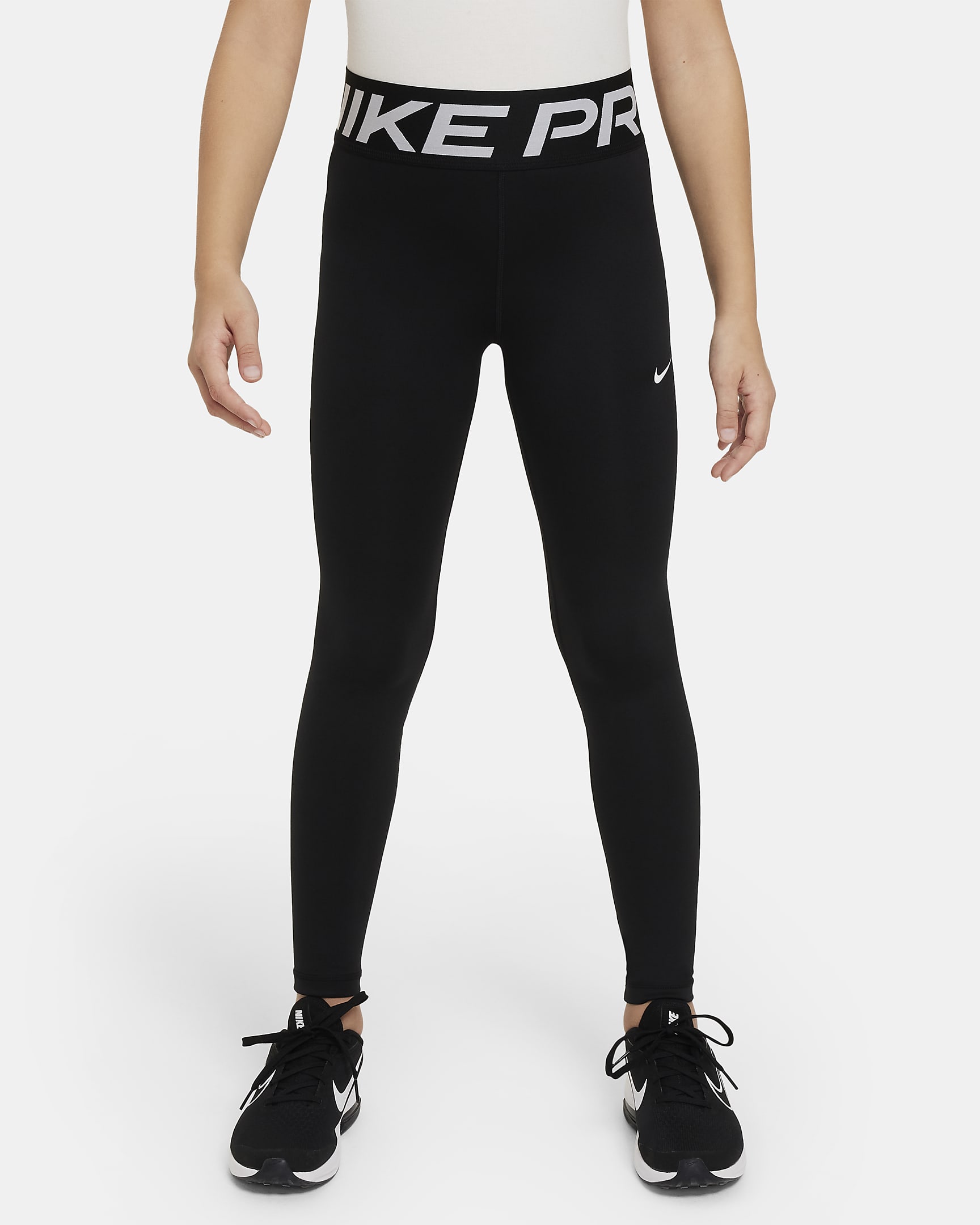 Nike Pro Girls' Dri-FIT Leggings. Nike NL