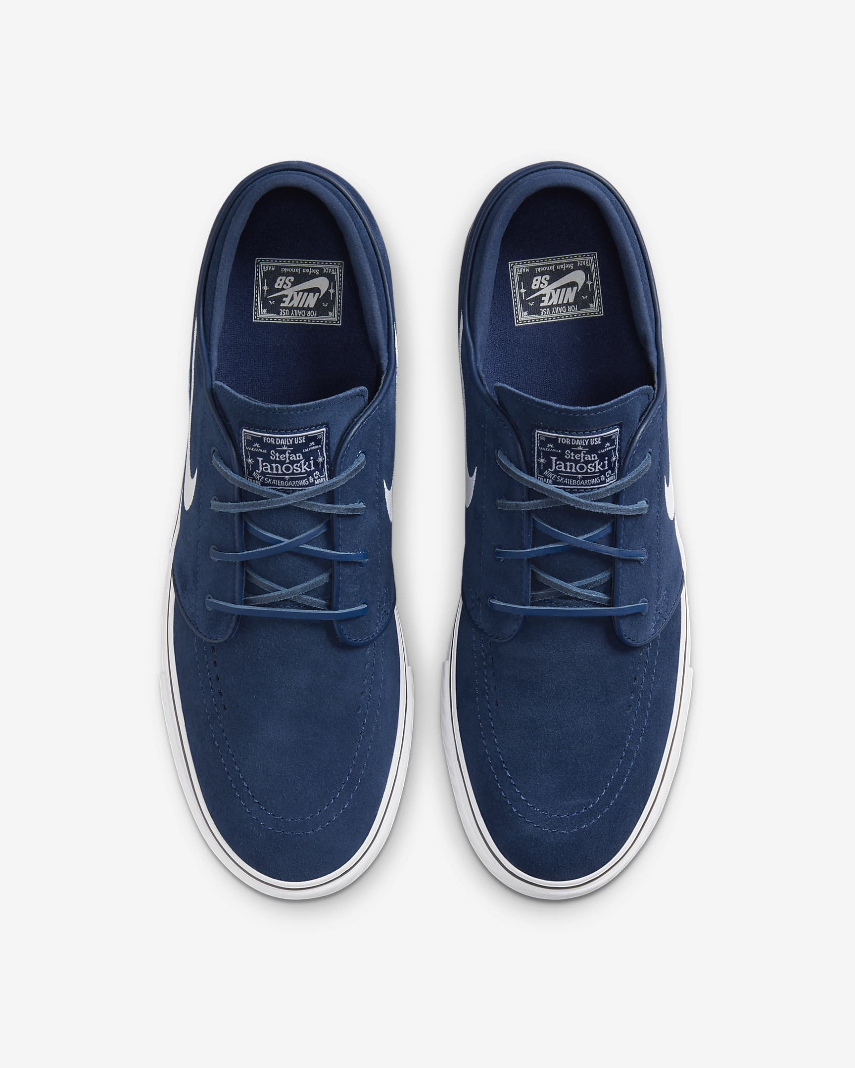 Nike SB Zoom Janoski OG+ Skate Shoes - Navy/Navy/White/White