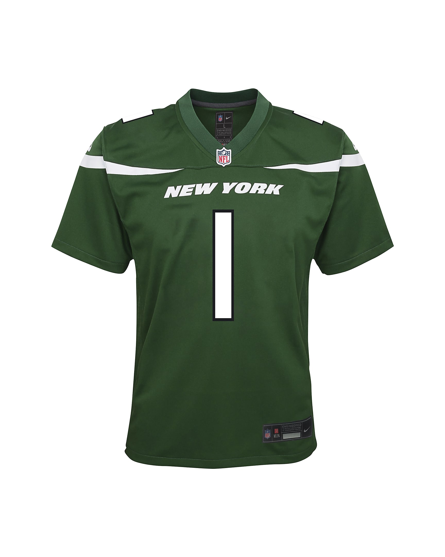 Sauce Gardner New York Jets Big Kids' Nike NFL Game Jersey - Green