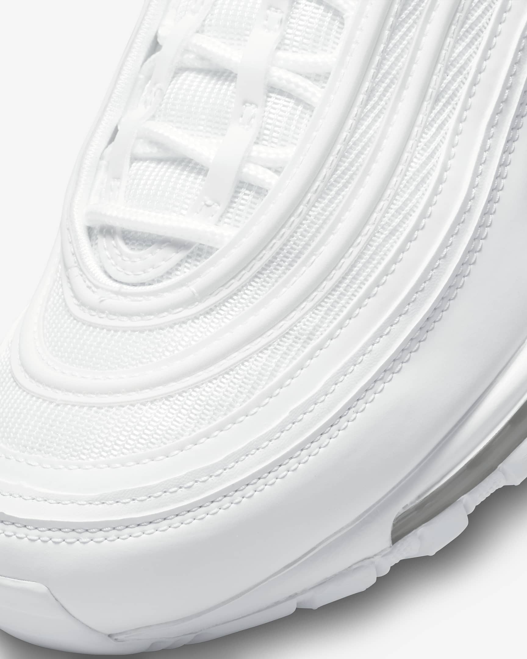 Chaussure Nike Air Max 97 pour Homme - Blanc/Noir/Wolf Grey