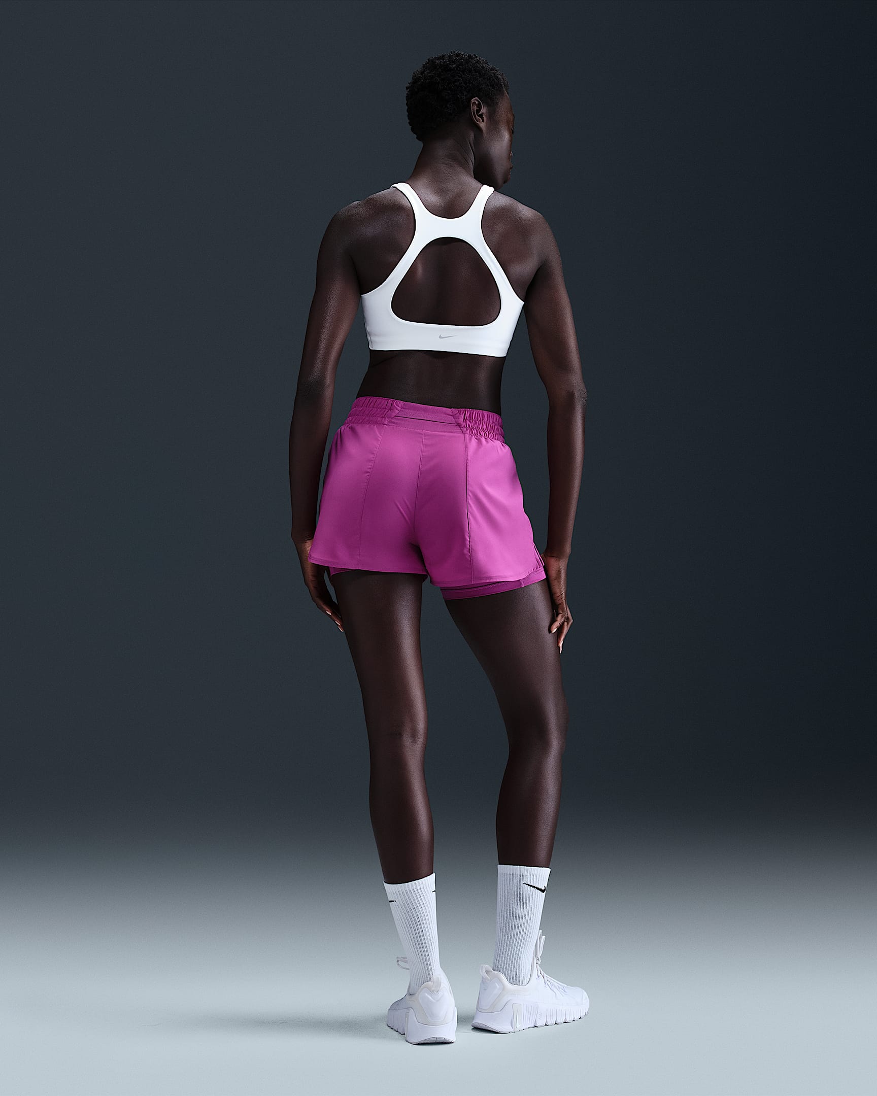 womens nike two in one shorts