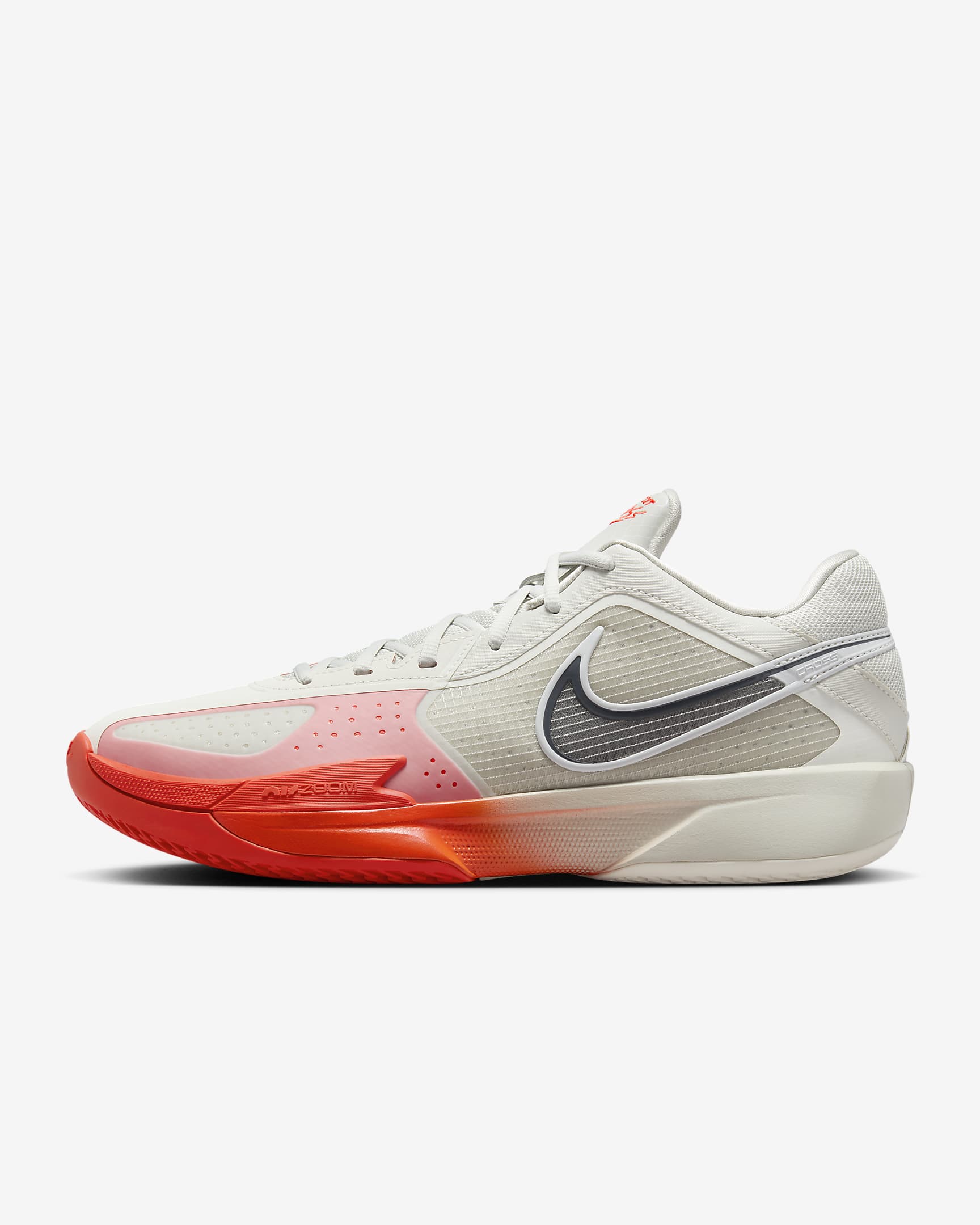 Nike G.T. Cut Cross Basketball Shoes - Light Bone/Picante Red/Sail/Iron Grey